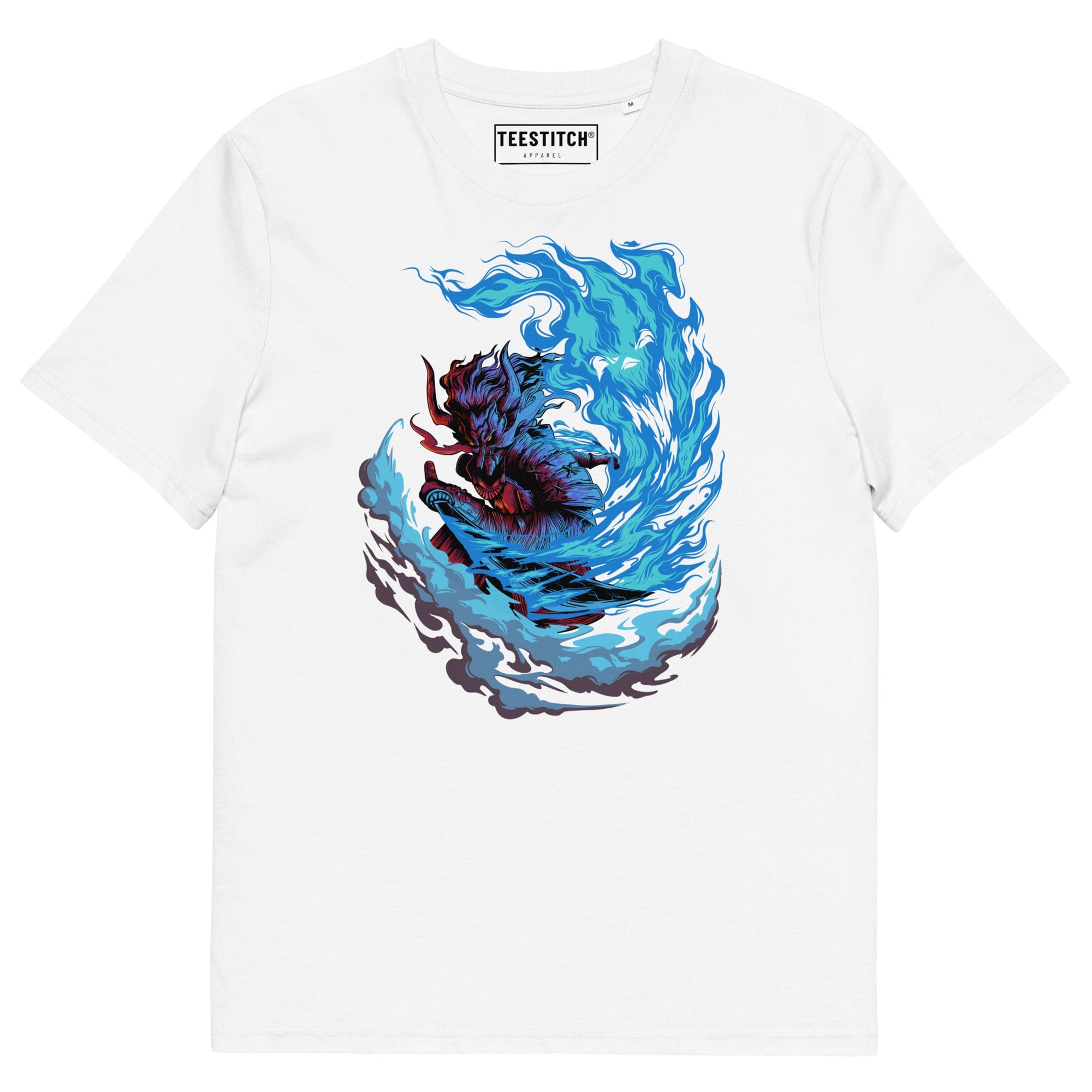 Dragon with Blue Fire - Unisex T-Shirt || TeeStitch Apparel - TeeStitch Apparel