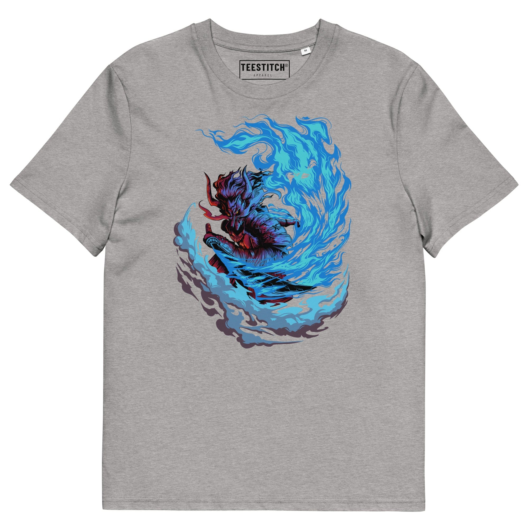 Dragon with Blue Fire - Unisex T-Shirt || TeeStitch Apparel - TeeStitch Apparel