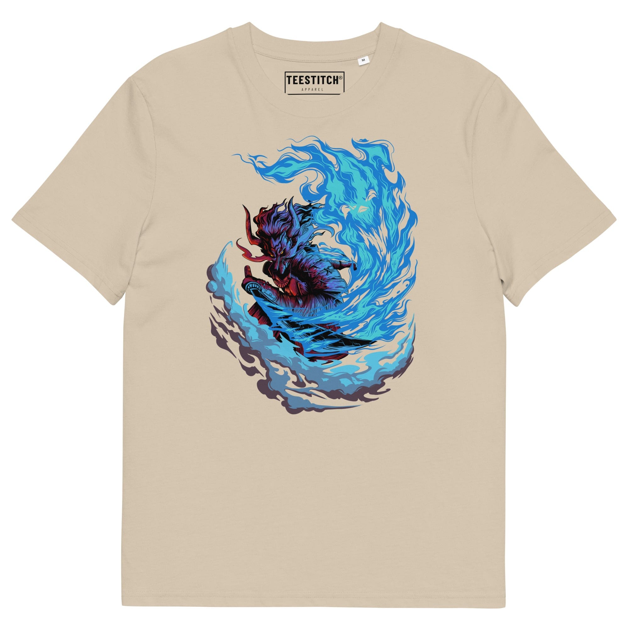 Dragon with Blue Fire - Unisex T-Shirt || TeeStitch Apparel - TeeStitch Apparel