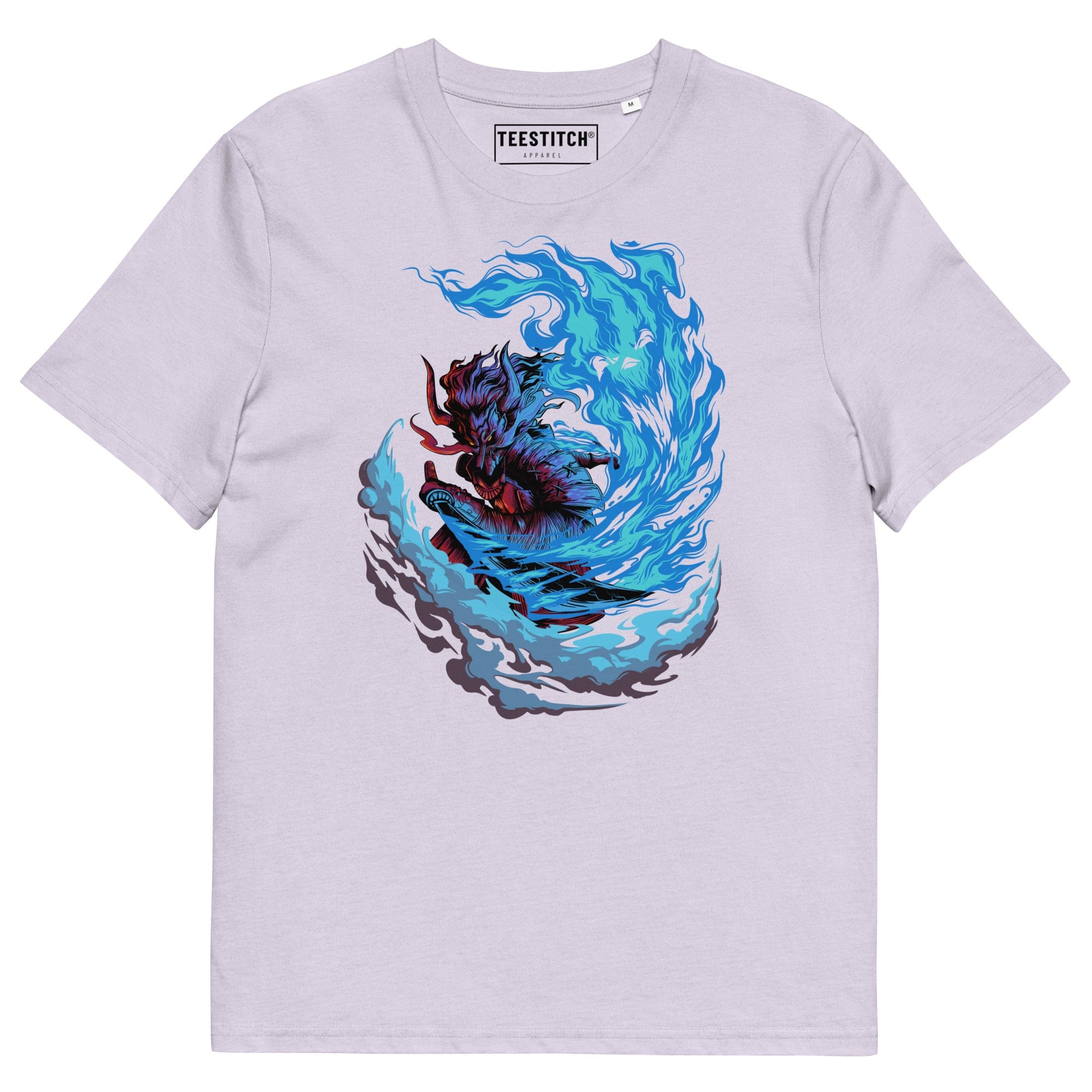 Dragon with Blue Fire - Unisex T-Shirt || TeeStitch Apparel - TeeStitch Apparel