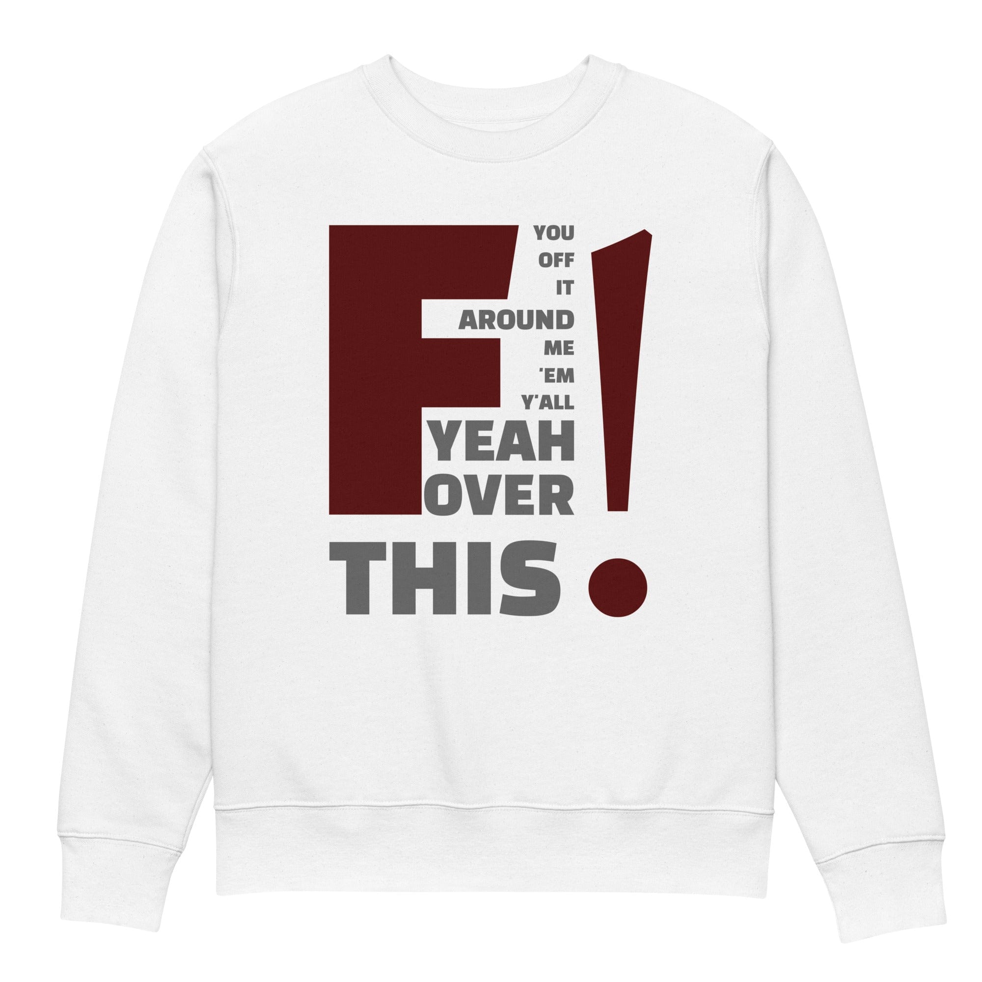 F Blank - Unisex Sweatshirt || TeeStitch Apparel - TeeStitch Apparel