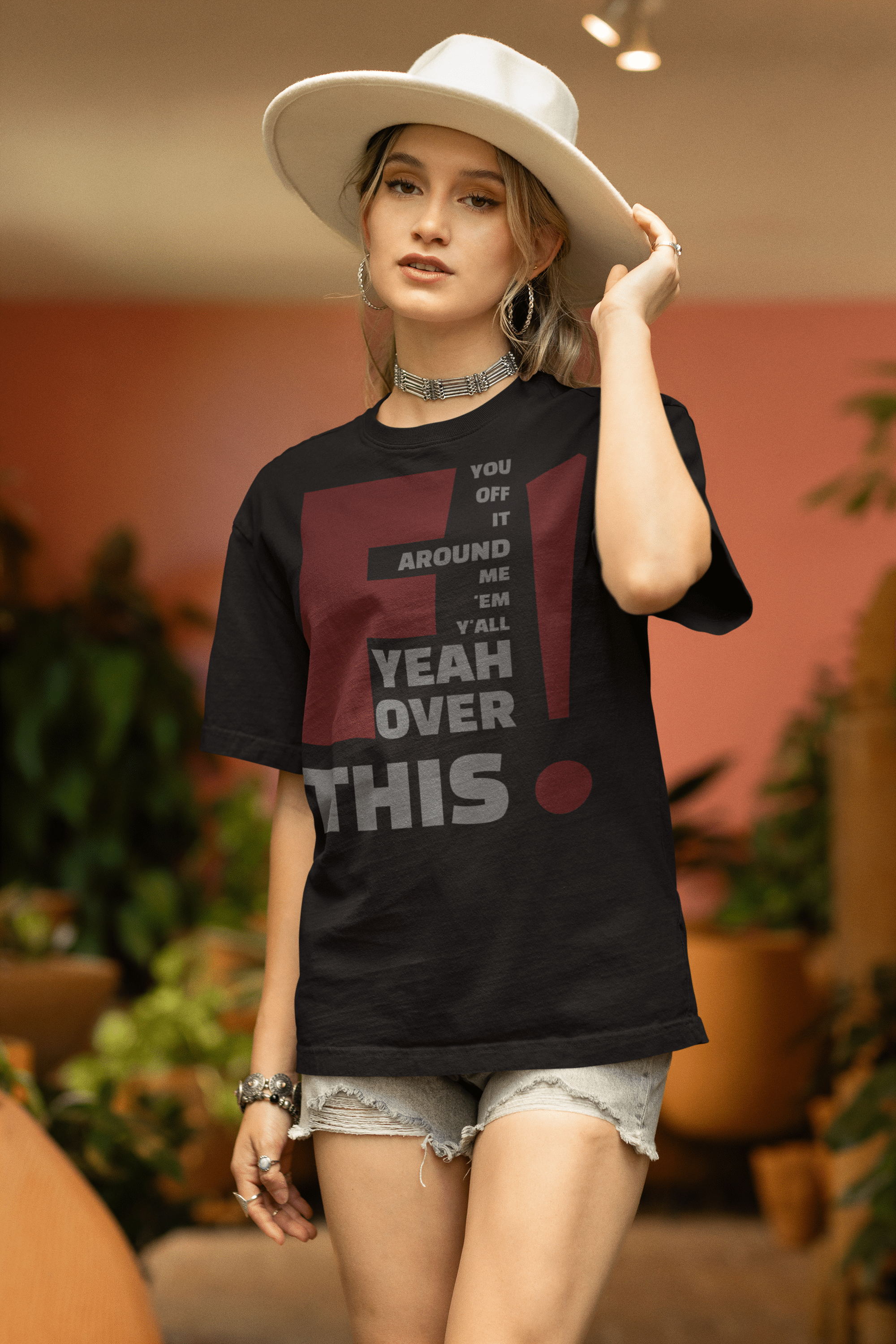F Blank - Unisex T-Shirt || TeeStitch Apparel T-Shirt image
