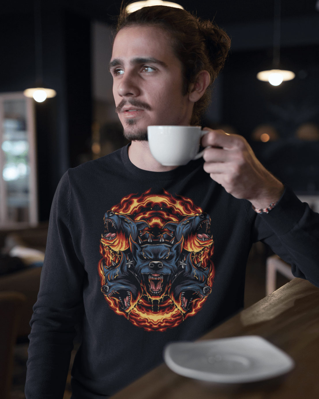 Five Face Dog - Unisex Sweatshirt || TeeStitch Apparel - TeeStitch Apparel