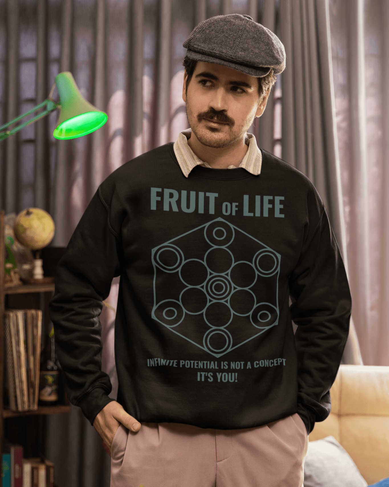 Fruit-of-life-mockup-of-a-man-wearing-a-gildan-sweatshirt-for-a-grandpacore-inspired-outfit
