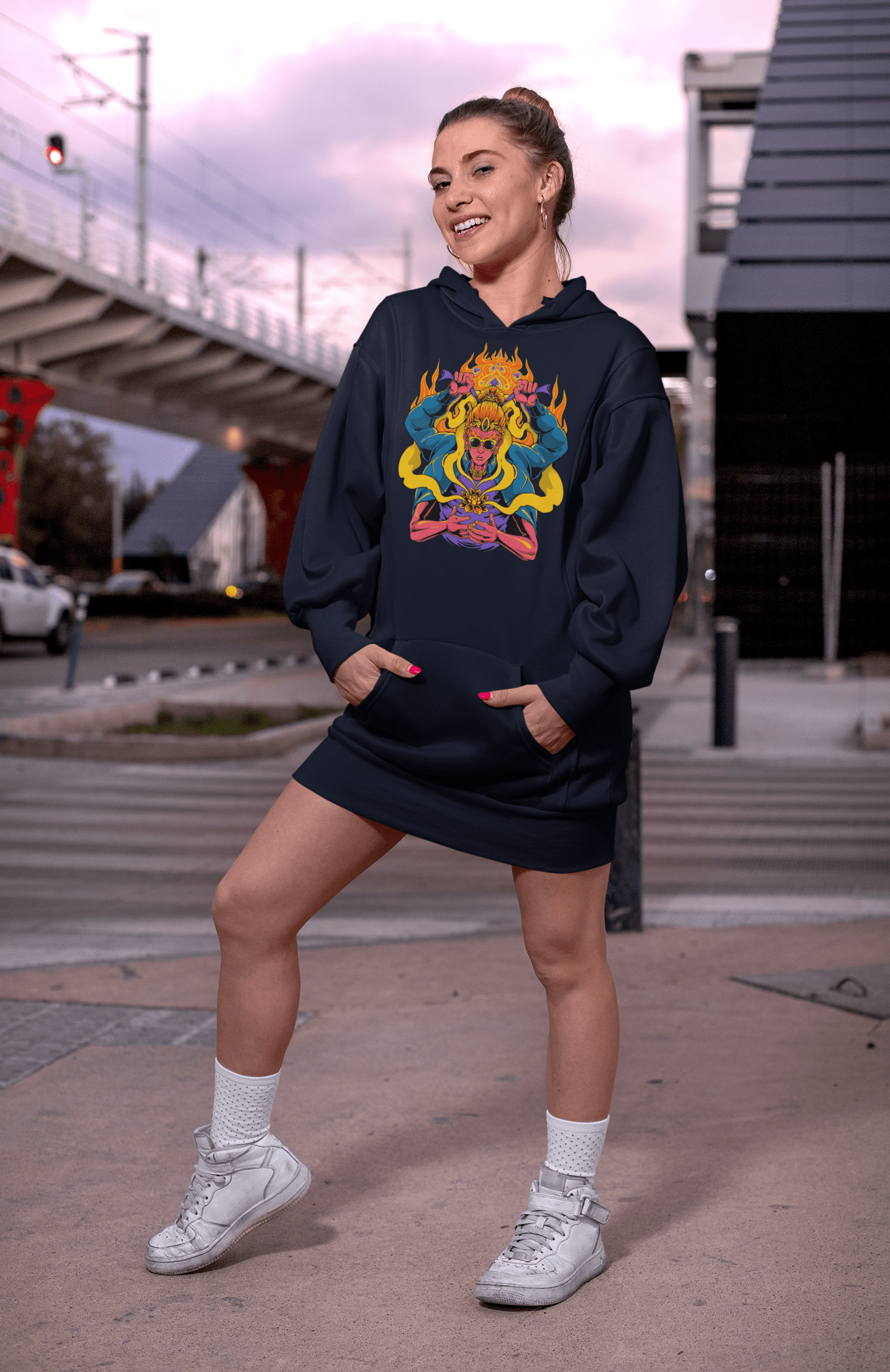 Funky Oracle - Unisex Hoodie || TeeStitch Apparel Hoodie image