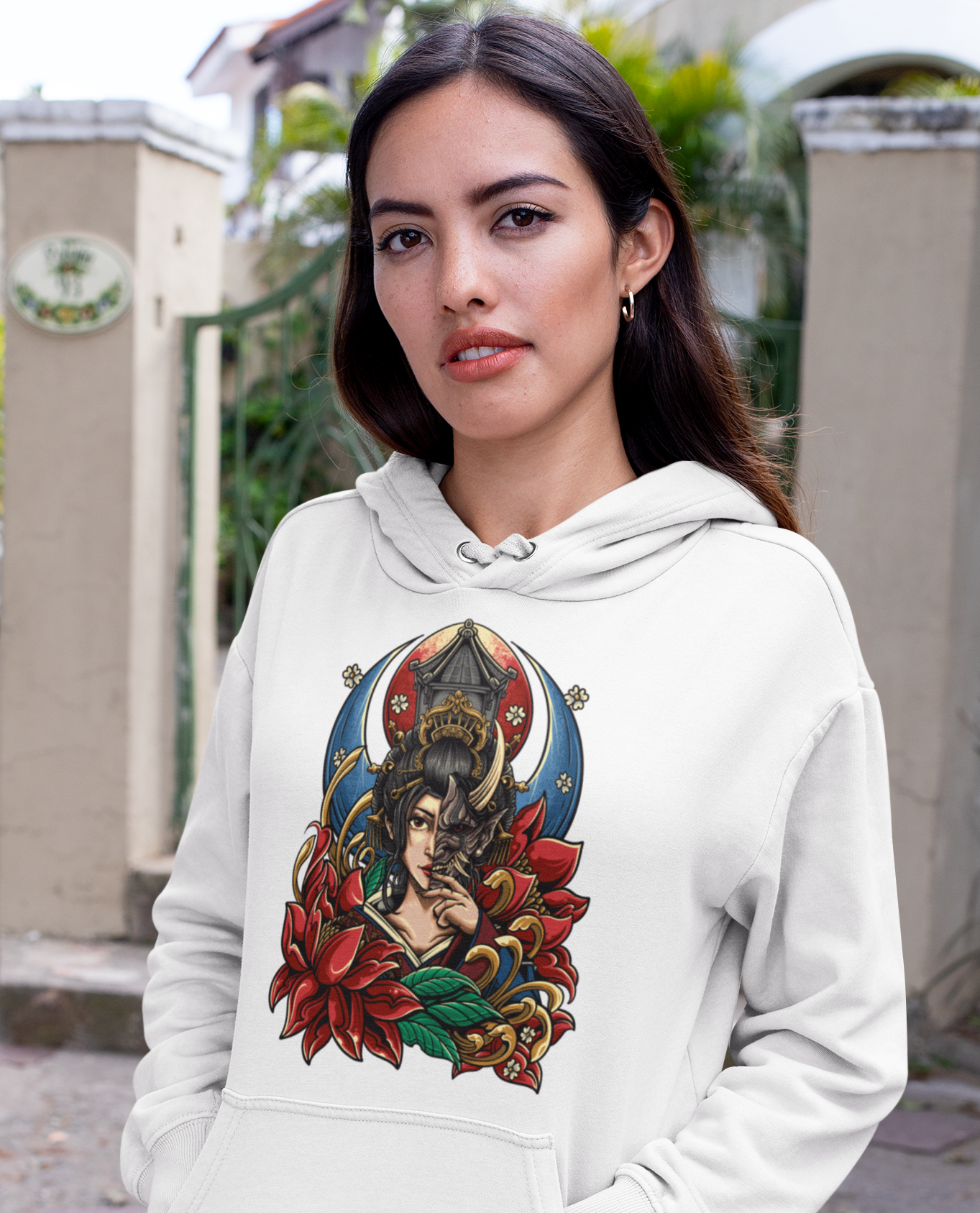 Geisha 6 - Unisex Hoodie || TeeStitch Apparel Hoodie image