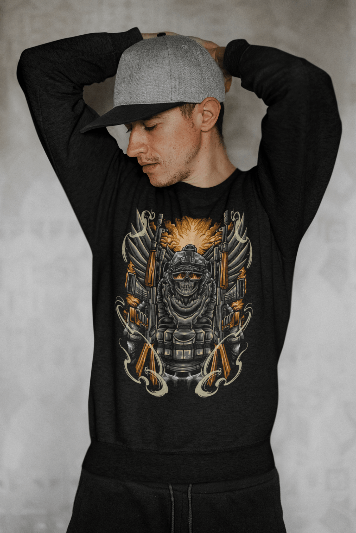 Ghost Soldier - Unisex Sweatshirt || TeeStitch Apparel - TeeStitch Apparel