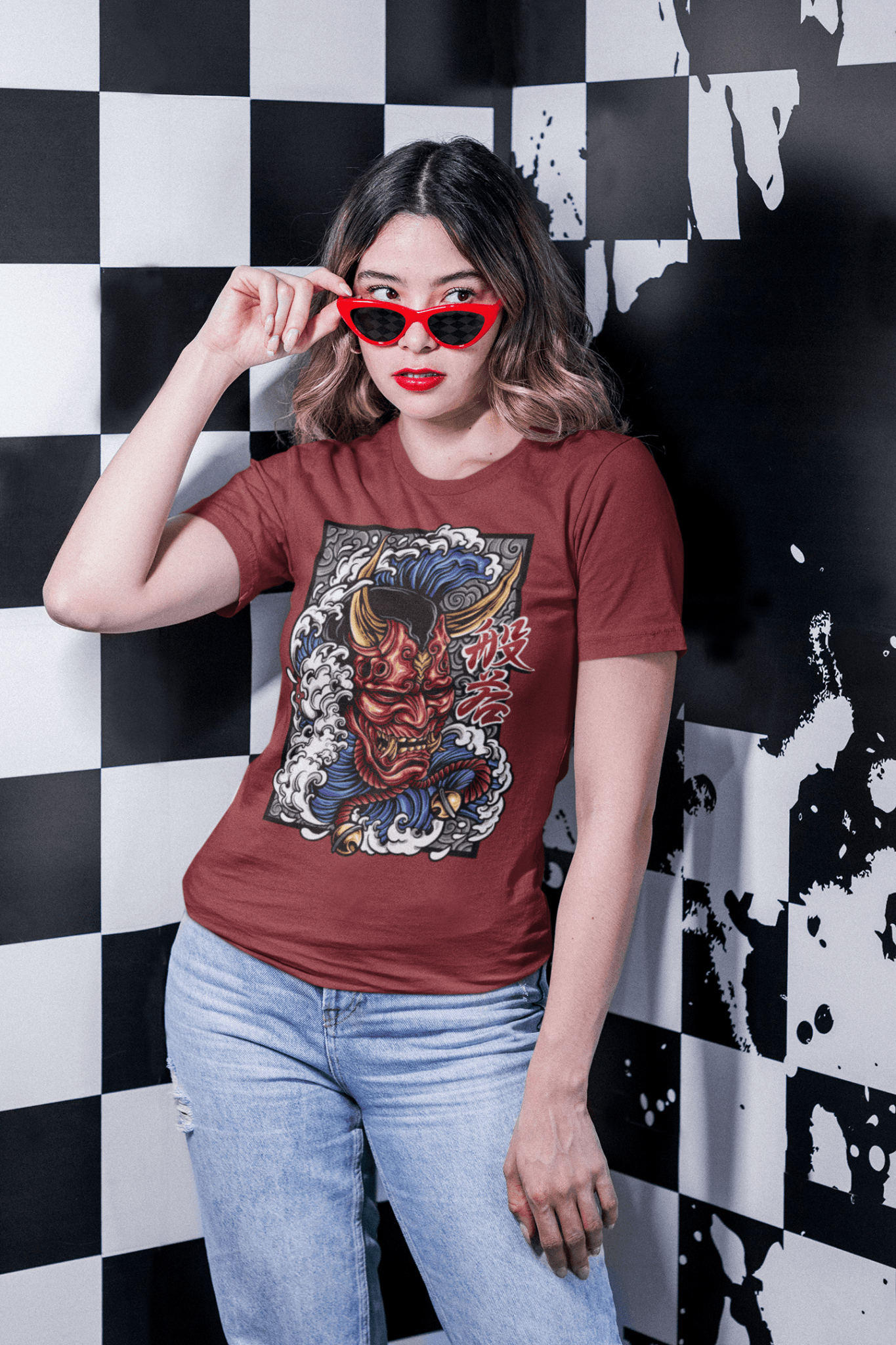 Hannya Mask - Unisex T-Shirt || TeeStitch Apparel - TeeStitch Apparel