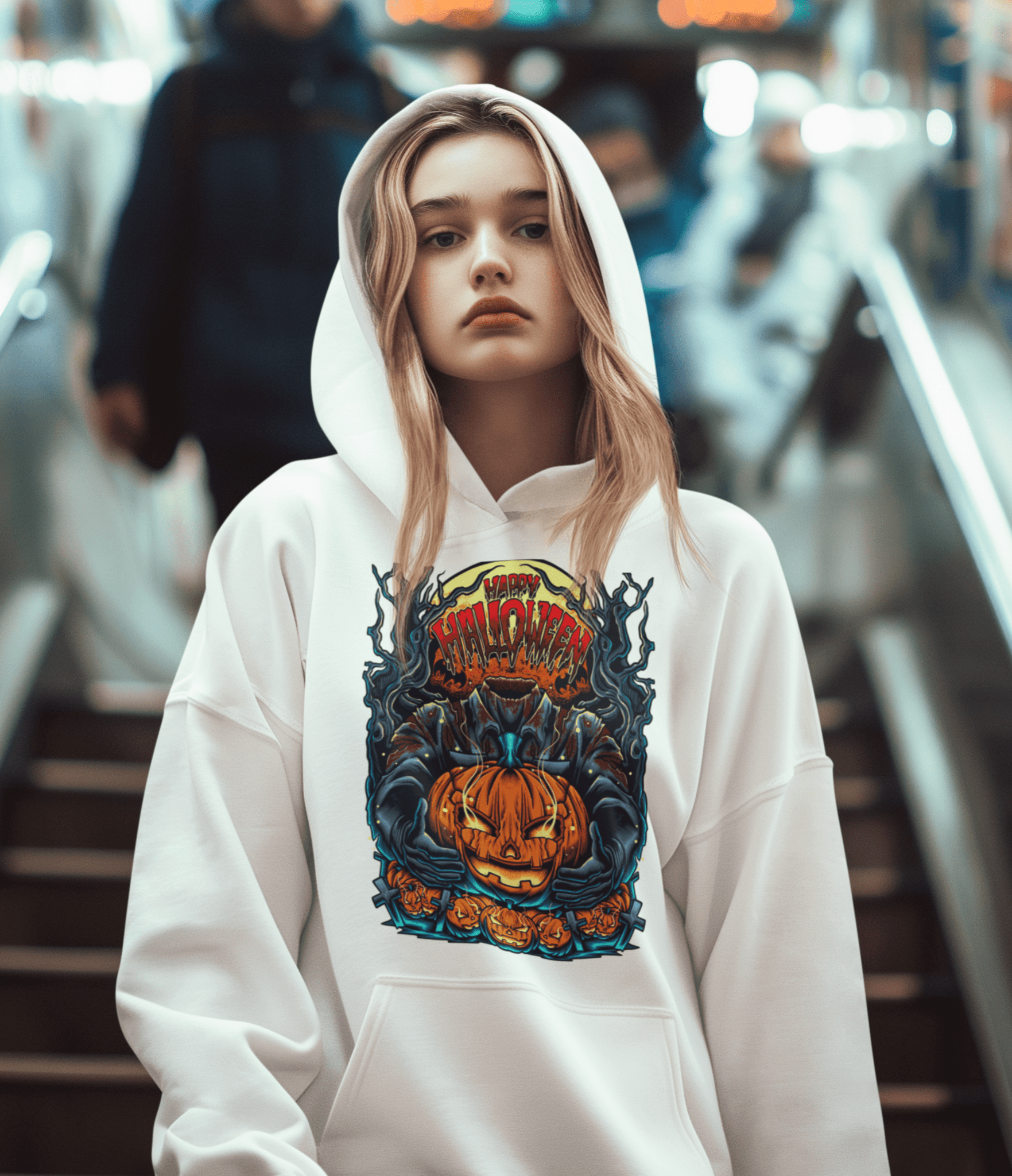 Happy Halloween - Unisex Hoodie || TeeStitch Apparel - TeeStitch Apparel