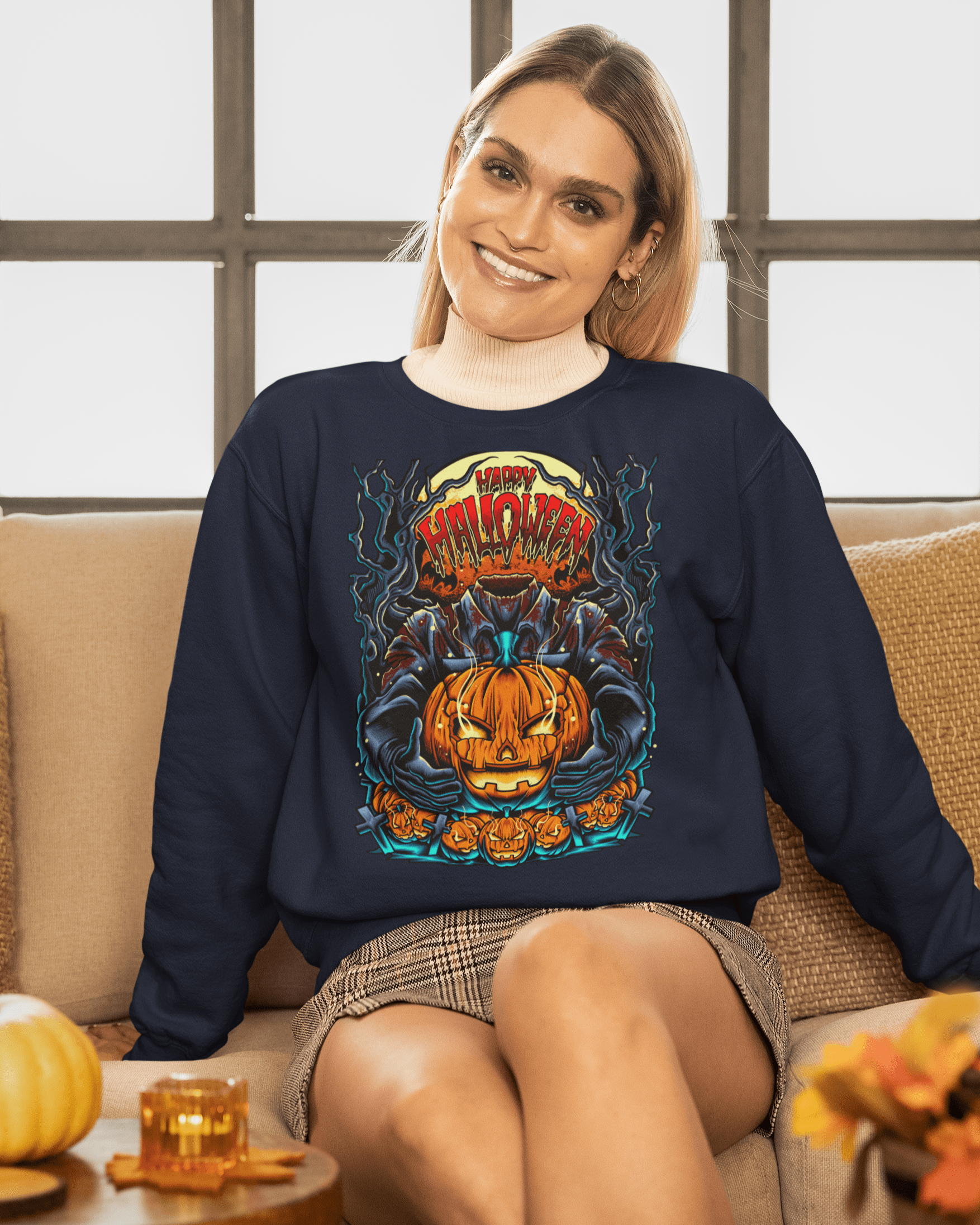 Happy Halloween - Unisex Sweatshirt || TeeStitch Apparel Sweatshirt image