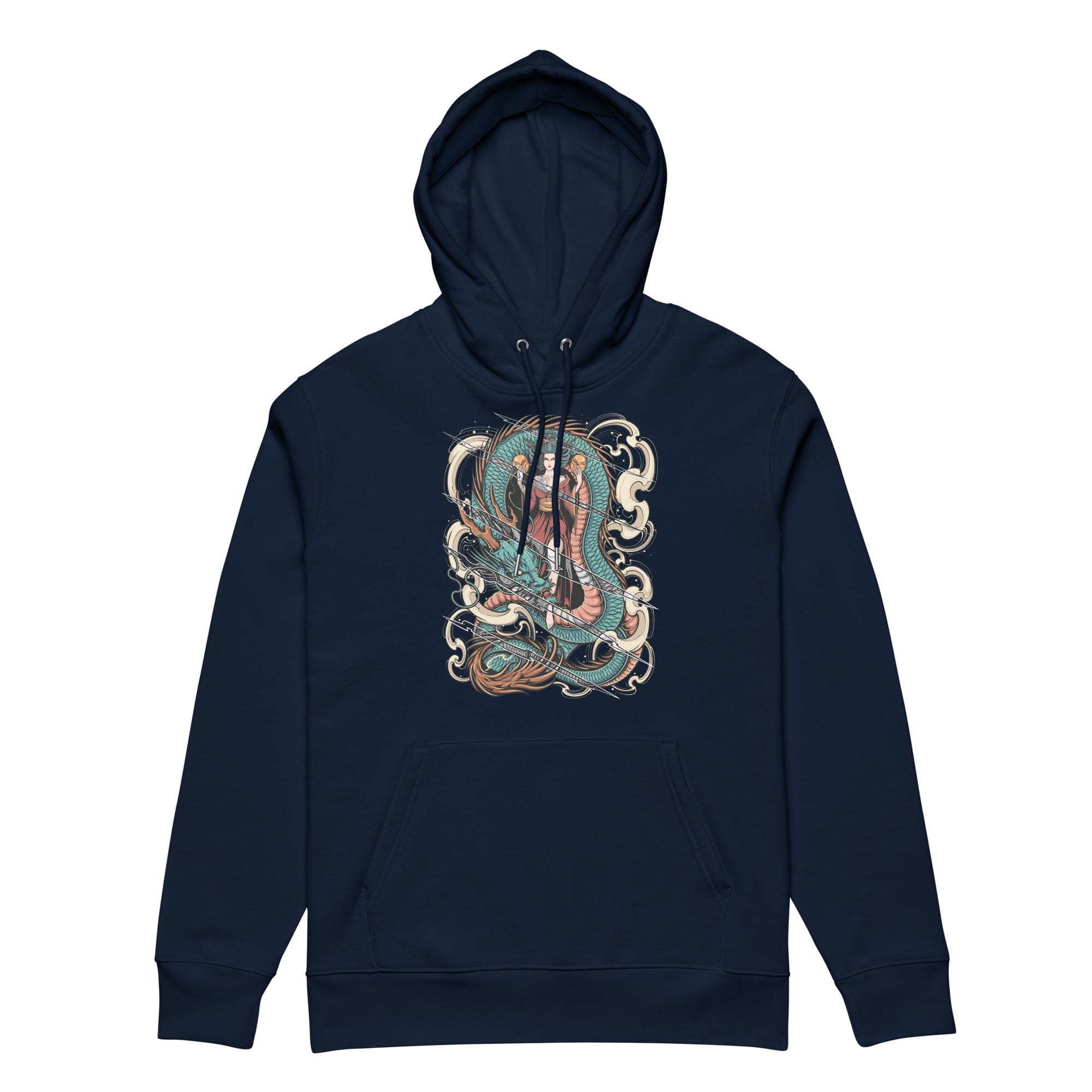 Japanese Queen with Claw Rips - Unisex Hoodie || TeeStitch Apparel - TeeStitch Apparel