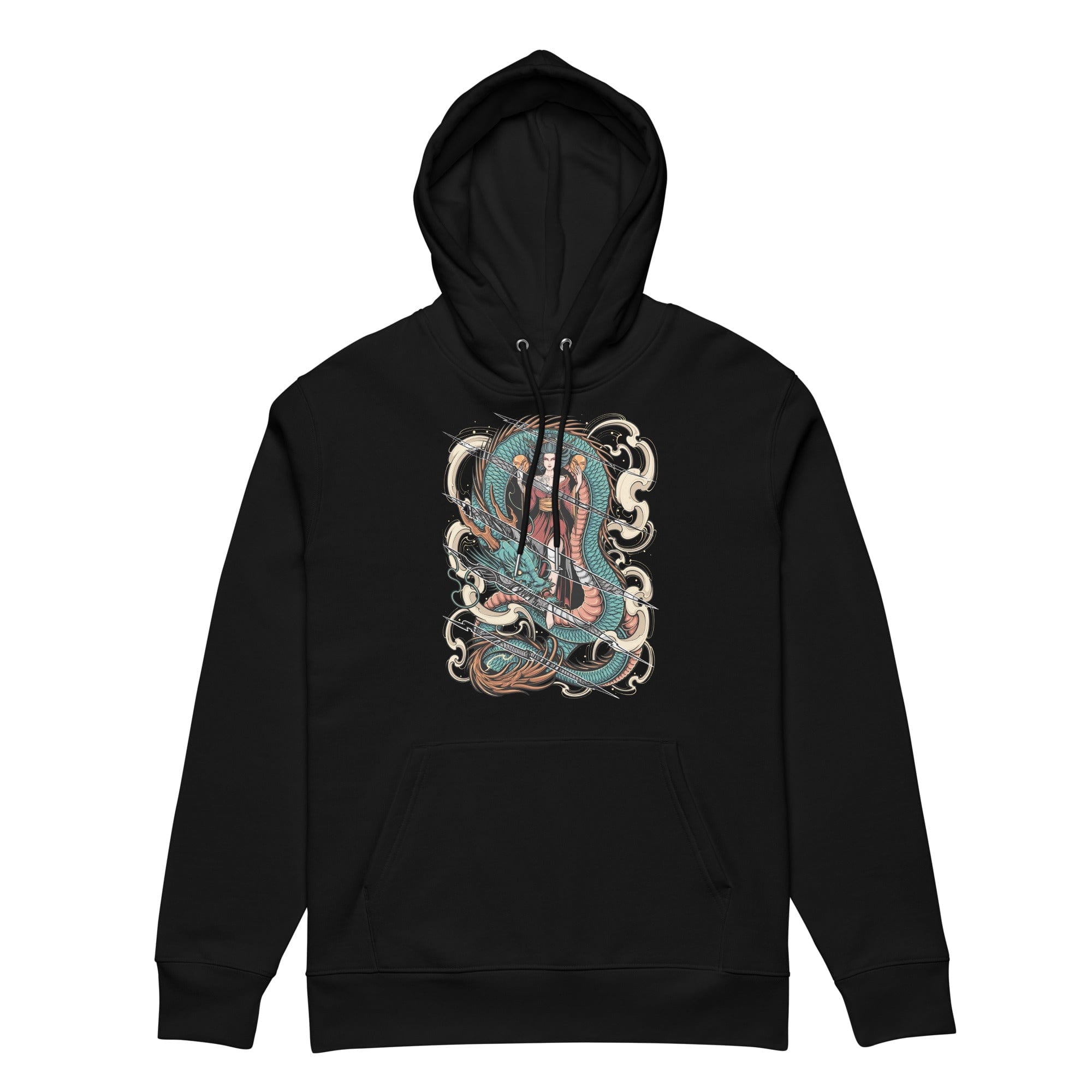 Japanese Queen with Claw Rips - Unisex Hoodie || TeeStitch Apparel - TeeStitch Apparel