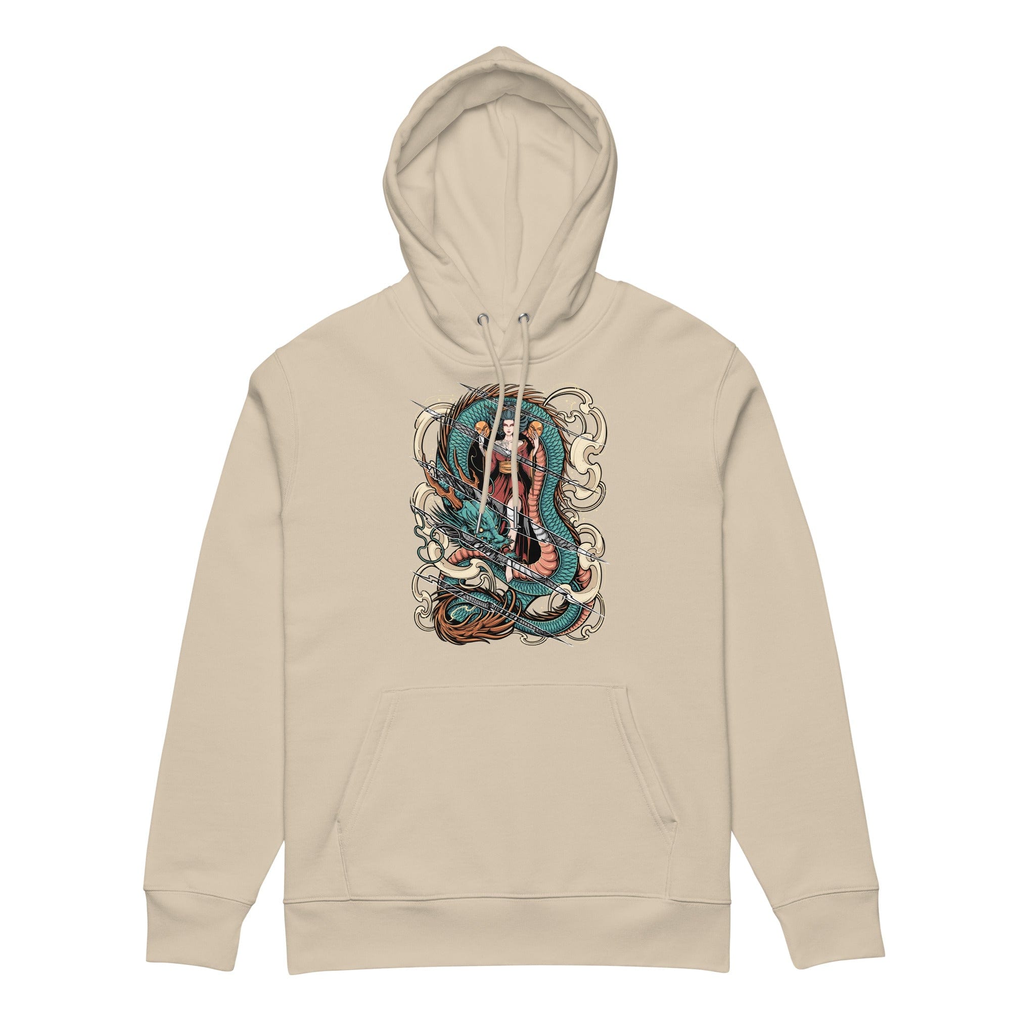 Japanese Queen with Claw Rips - Unisex Hoodie || TeeStitch Apparel - TeeStitch Apparel