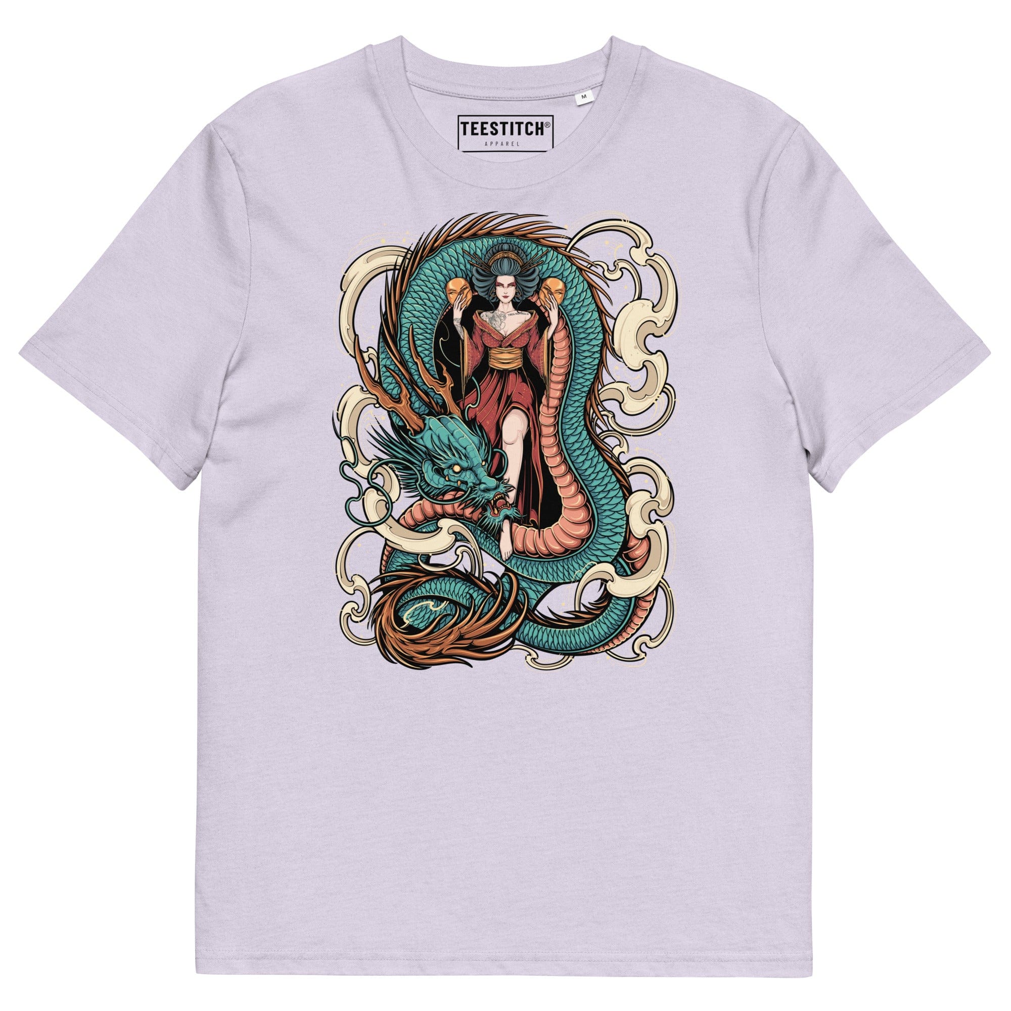 Japanese Queen with Dragon - Unisex T-Shirt || TeeStitch Apparel - TeeStitch Apparel