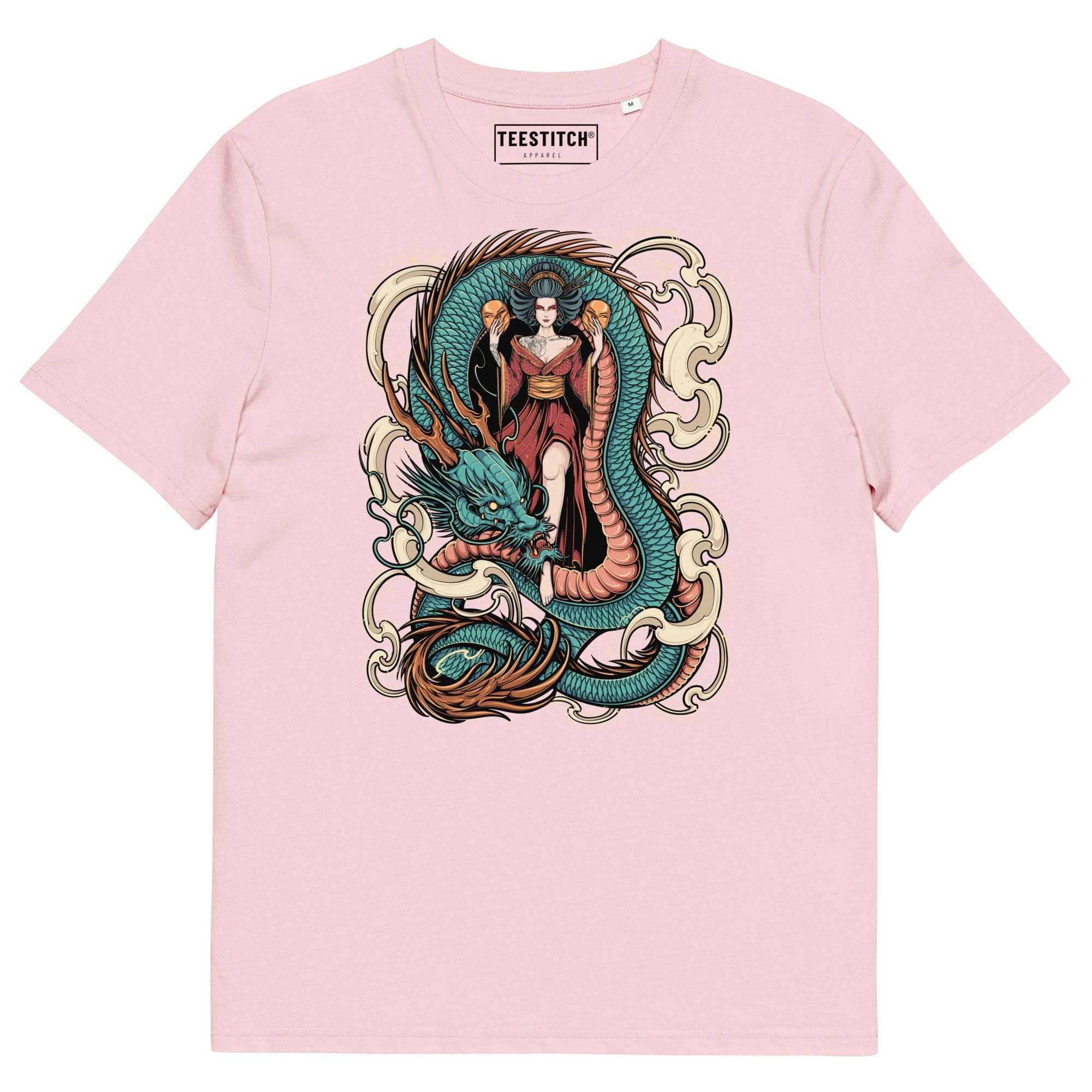 Japanese Queen with Dragon - Unisex T-Shirt || TeeStitch Apparel - TeeStitch Apparel