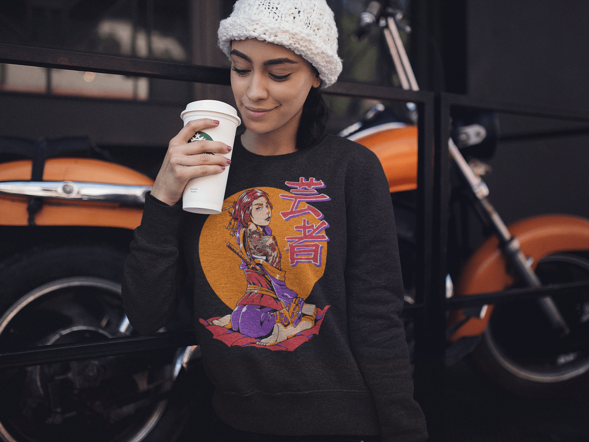 Kimono Tattoo - Unisex Sweatshirt || TeeStitch Apparel - TeeStitch Apparel