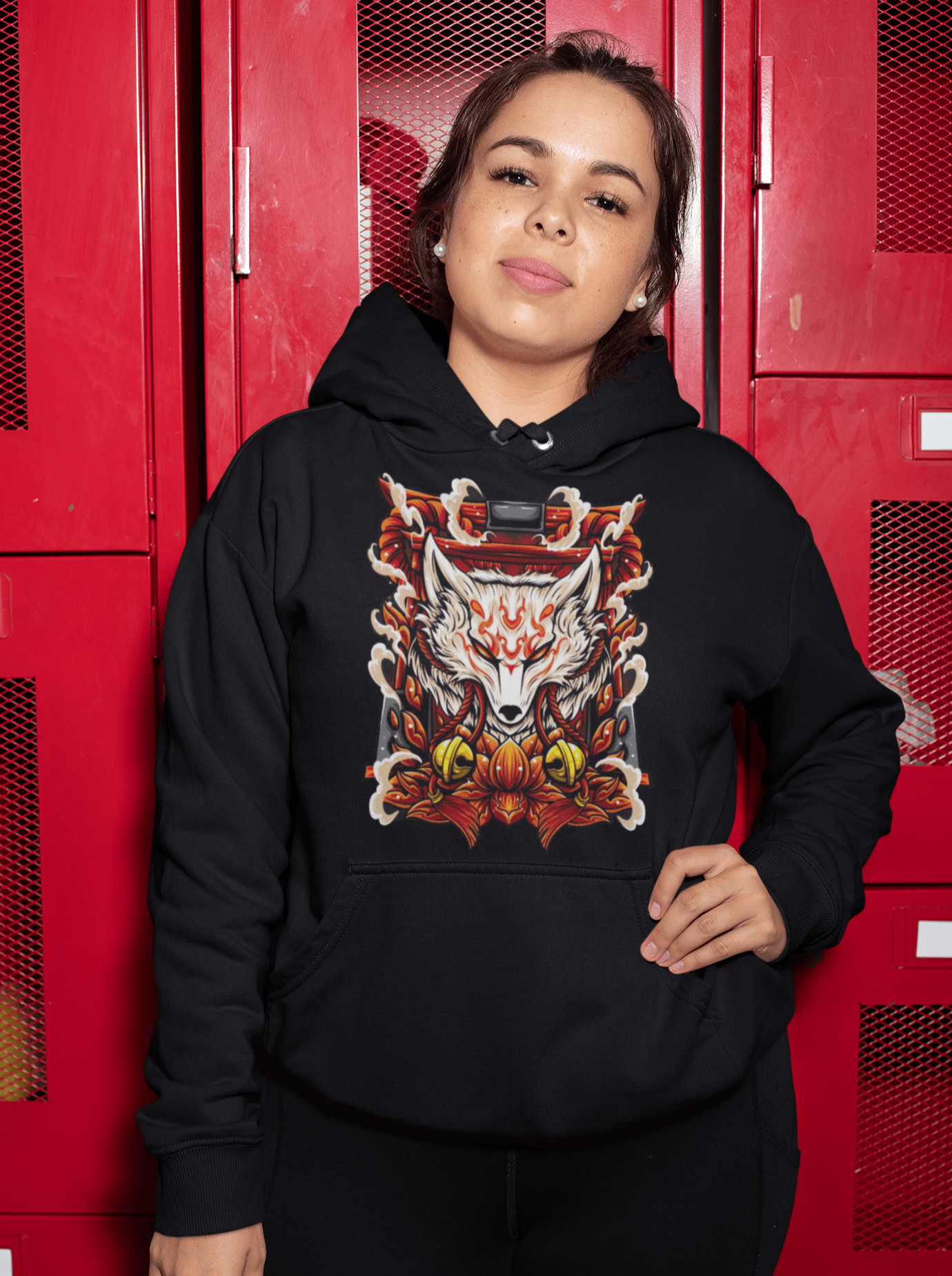 Kitsune - Unisex Hoodie || TeeStitch Apparel Hoodie image