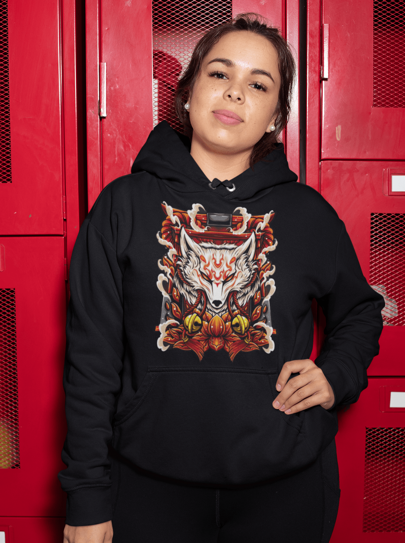 Kitsune - Unisex Hoodie || TeeStitch Apparel - TeeStitch Apparel