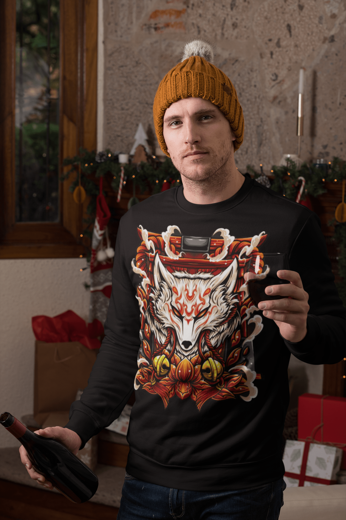 Kitsune - Unisex Sweatshirt || TeeStitch Apparel Sweatshirt image