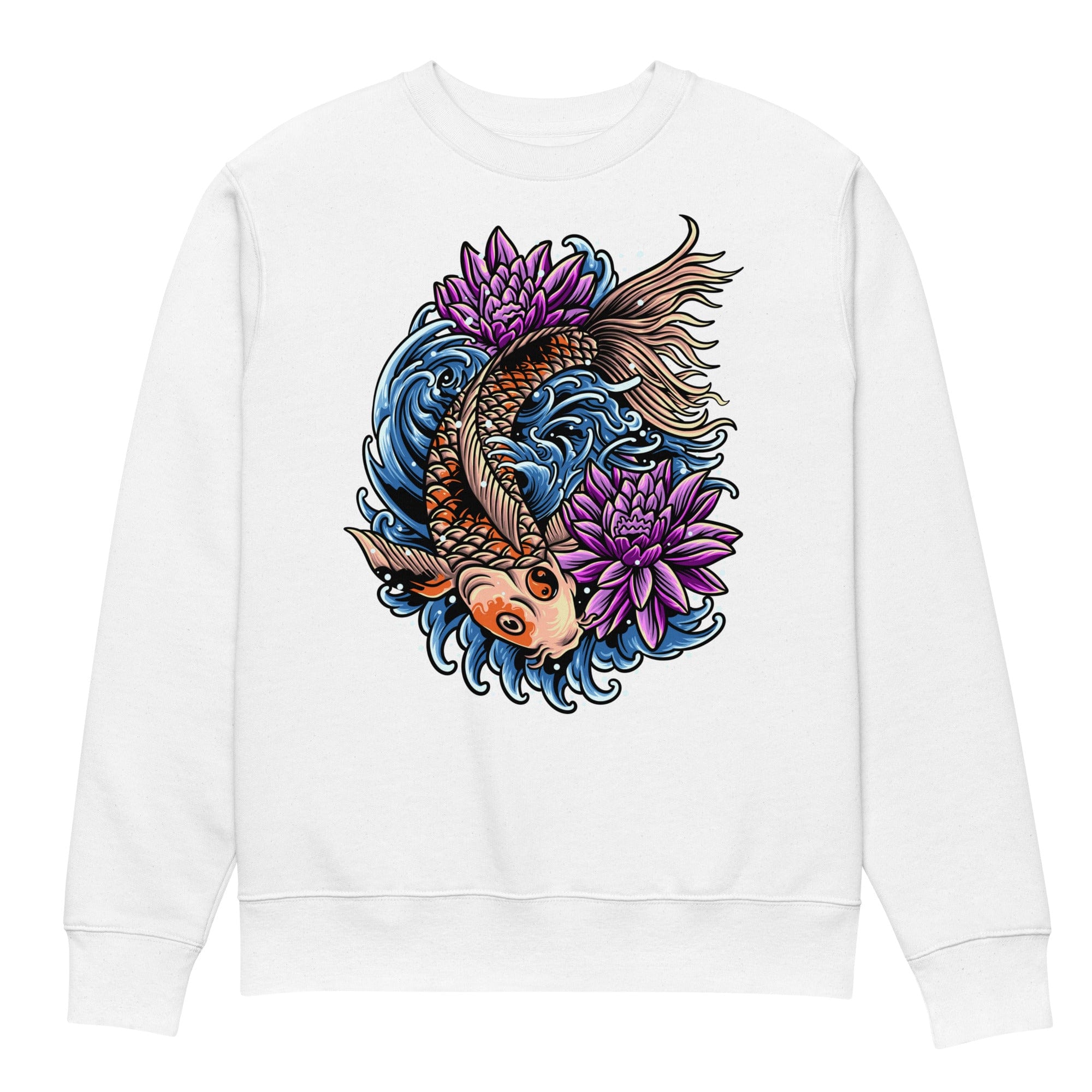 Koi Fish 1 - Unisex Sweatshirt || TeeStitch Apparel - TeeStitch Apparel