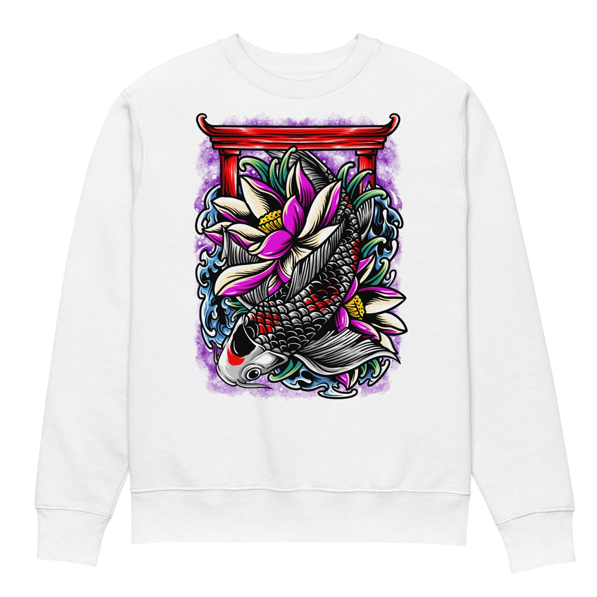 Koi Fish 2 - Unisex Sweatshirt || TeeStitch Apparel - TeeStitch Apparel