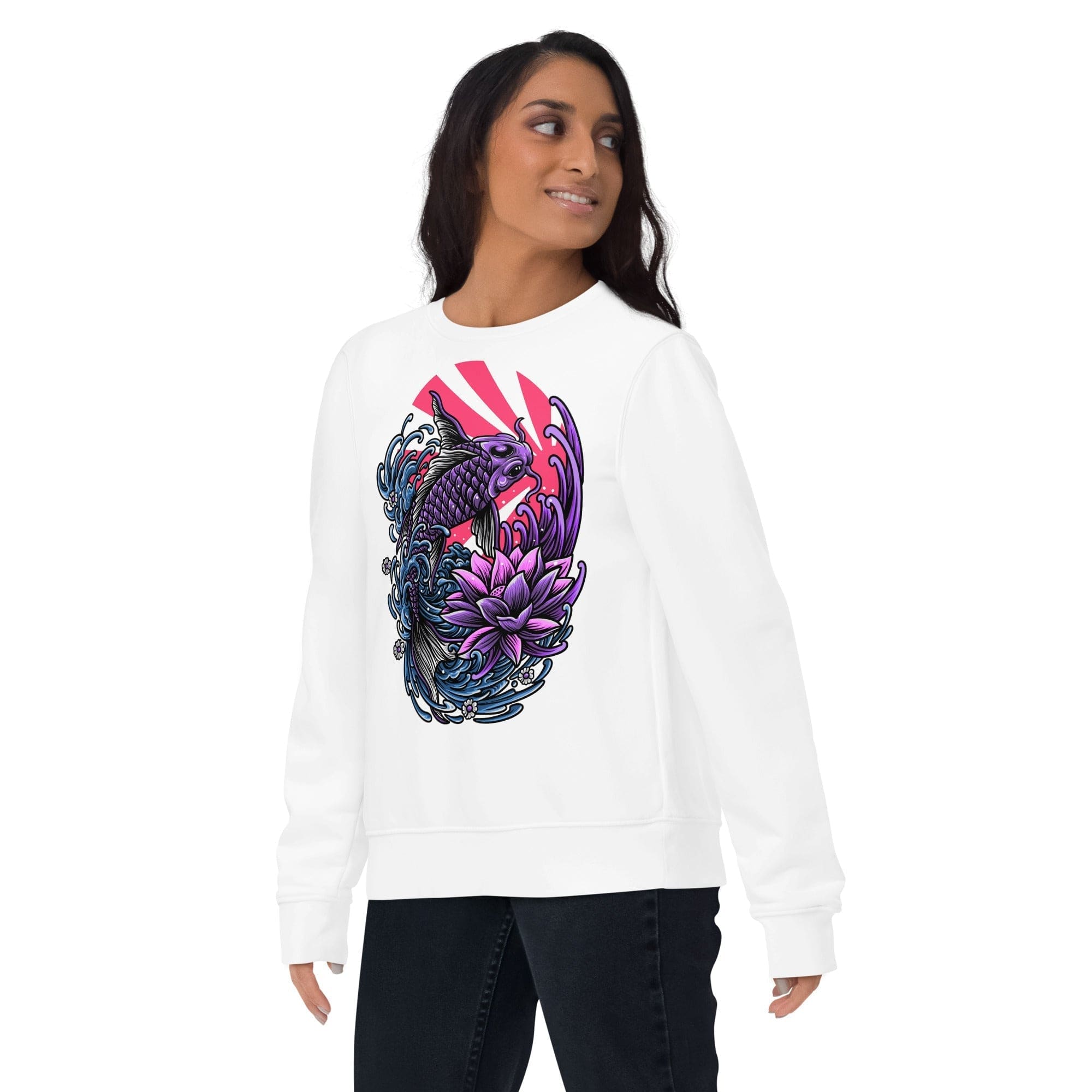 Koi Fish 3 - Unisex Sweatshirt || TeeStitch Apparel Sweatshirt image