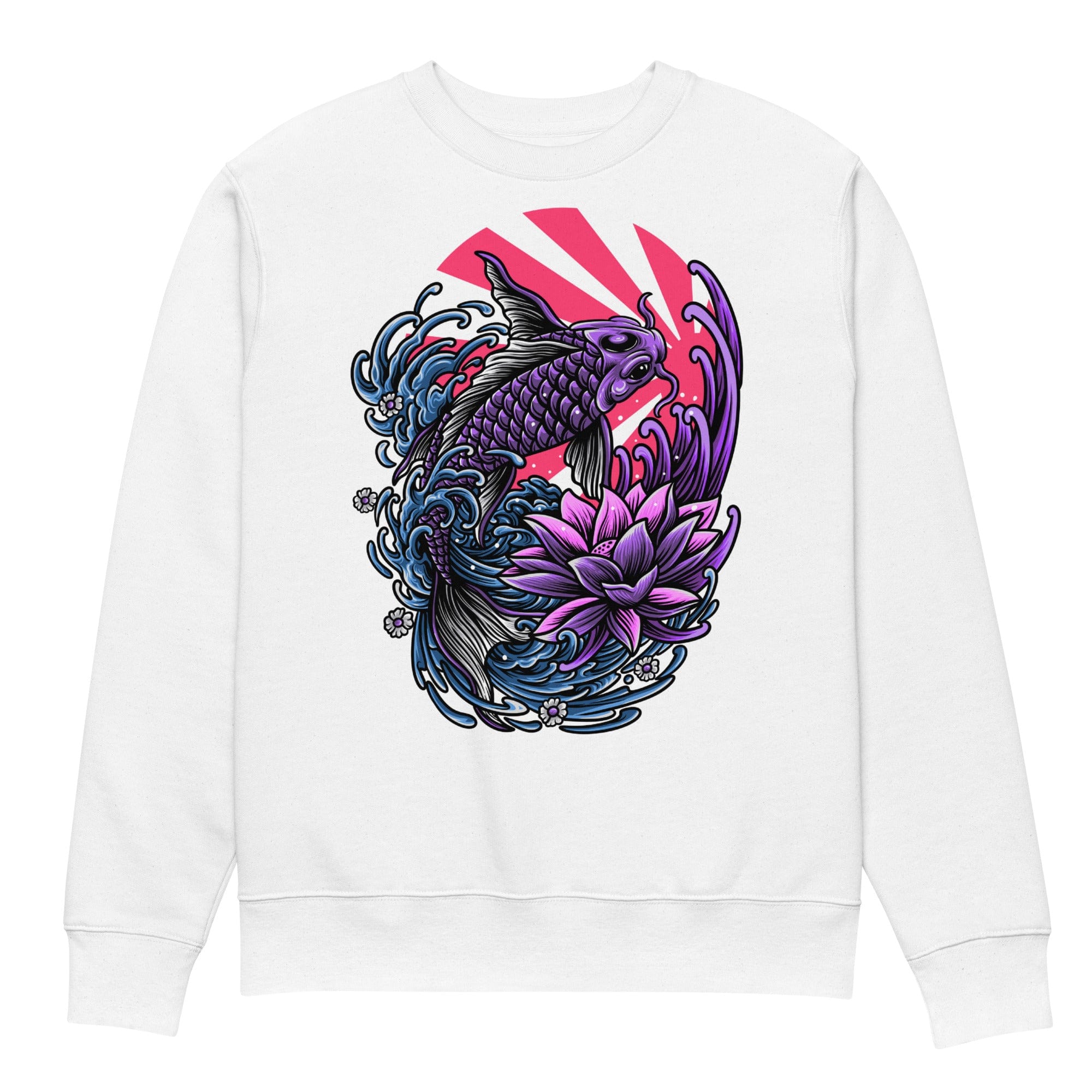 Koi Fish 3 - Unisex Sweatshirt || TeeStitch Apparel - TeeStitch Apparel