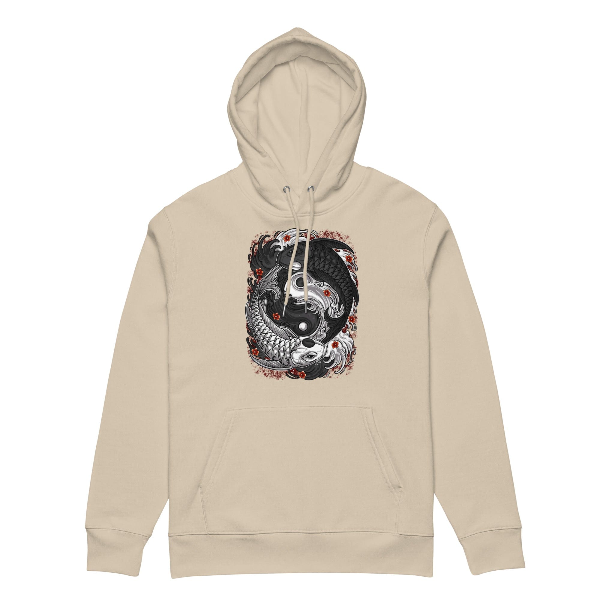 Koi Yin Yang - Unisex Hoodie || TeeStitch Apparel - TeeStitch Apparel