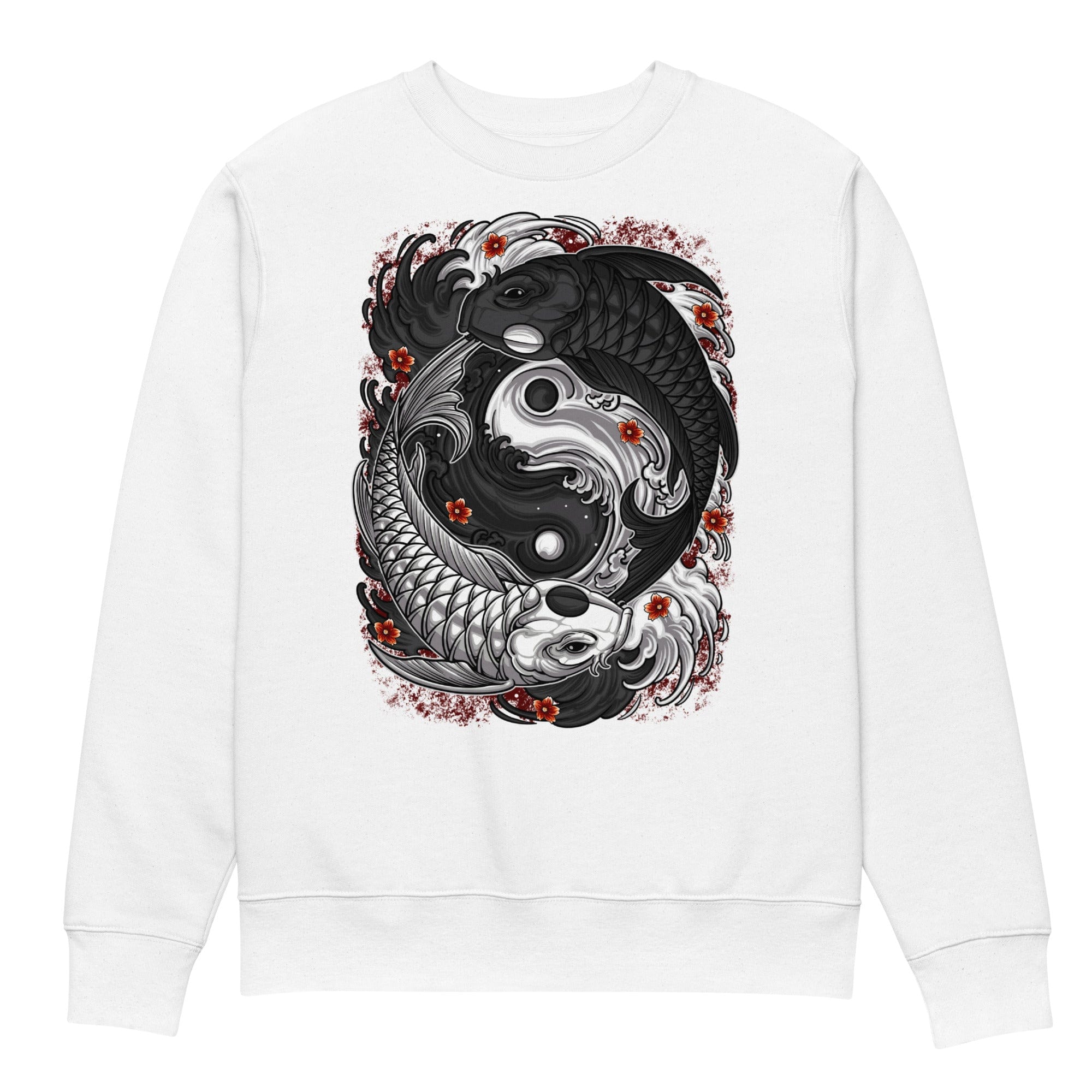 Koi Yin Yang - Unisex Sweatshirt || TeeStitch Apparel - TeeStitch Apparel