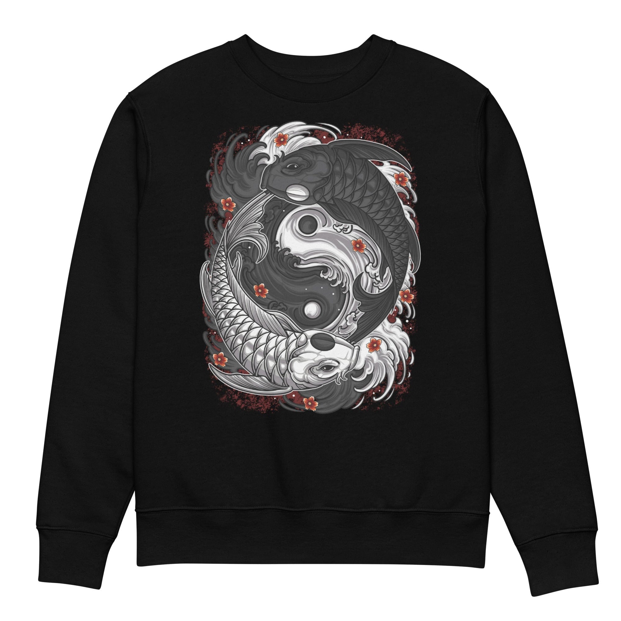 Koi Yin Yang - Unisex Sweatshirt || TeeStitch Apparel - TeeStitch Apparel