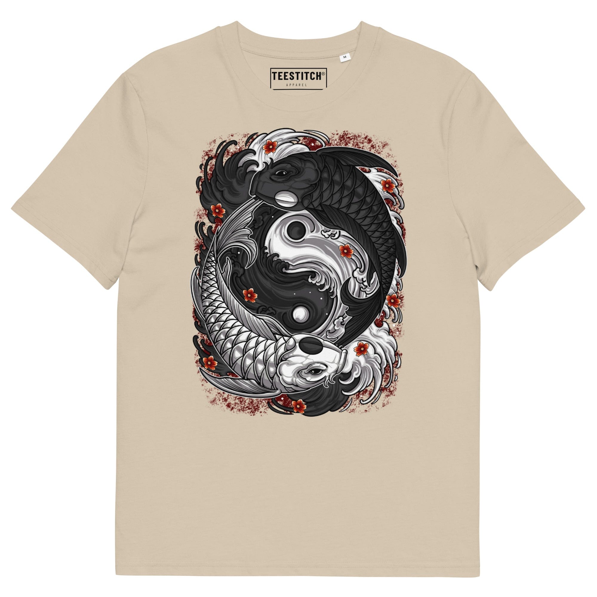 Koi Yin Yang - Unisex T-Shirt || TeeStitch Apparel T-Shirt image