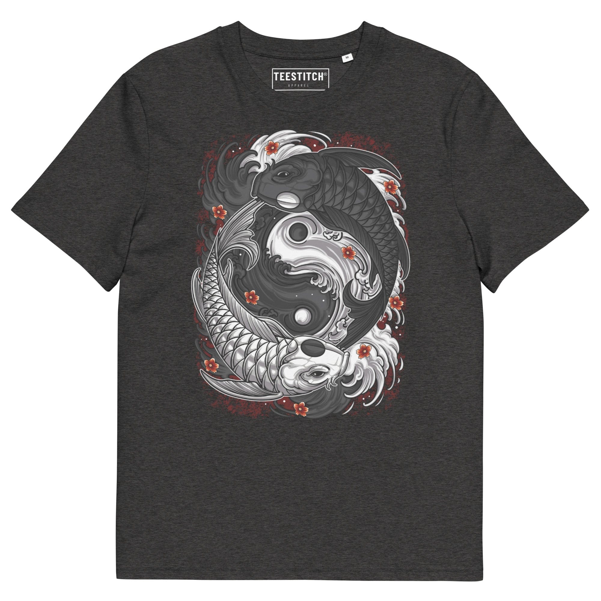 Koi Yin Yang - Unisex T-Shirt || TeeStitch Apparel - TeeStitch Apparel