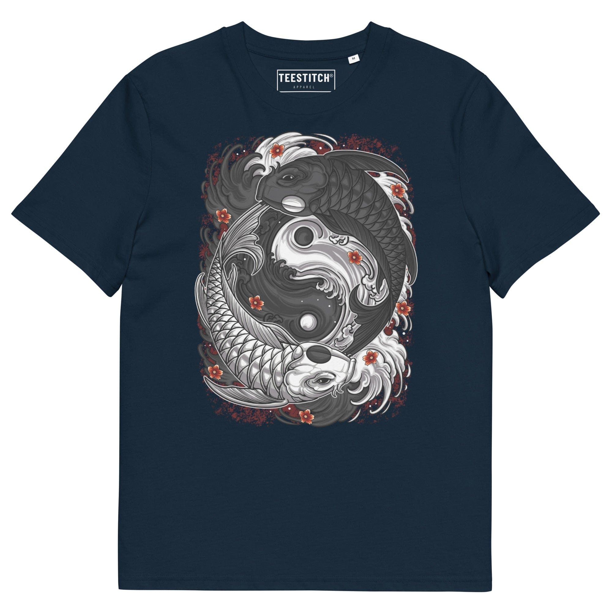 Koi Yin Yang - Unisex T-Shirt || TeeStitch Apparel - TeeStitch Apparel