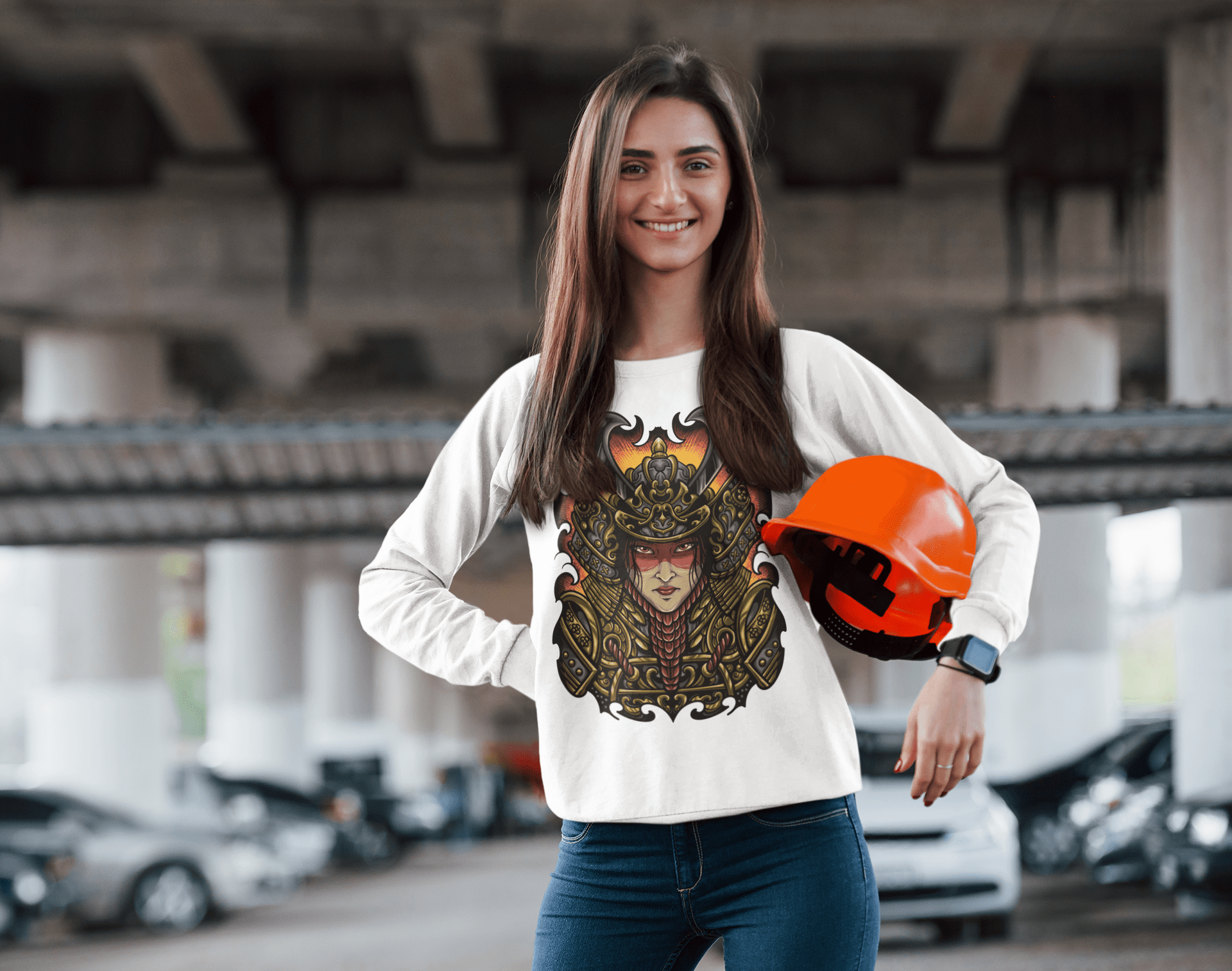 Lady Ronin - Unisex Sweatshirt || TeeStitch Apparel Sweatshirt image