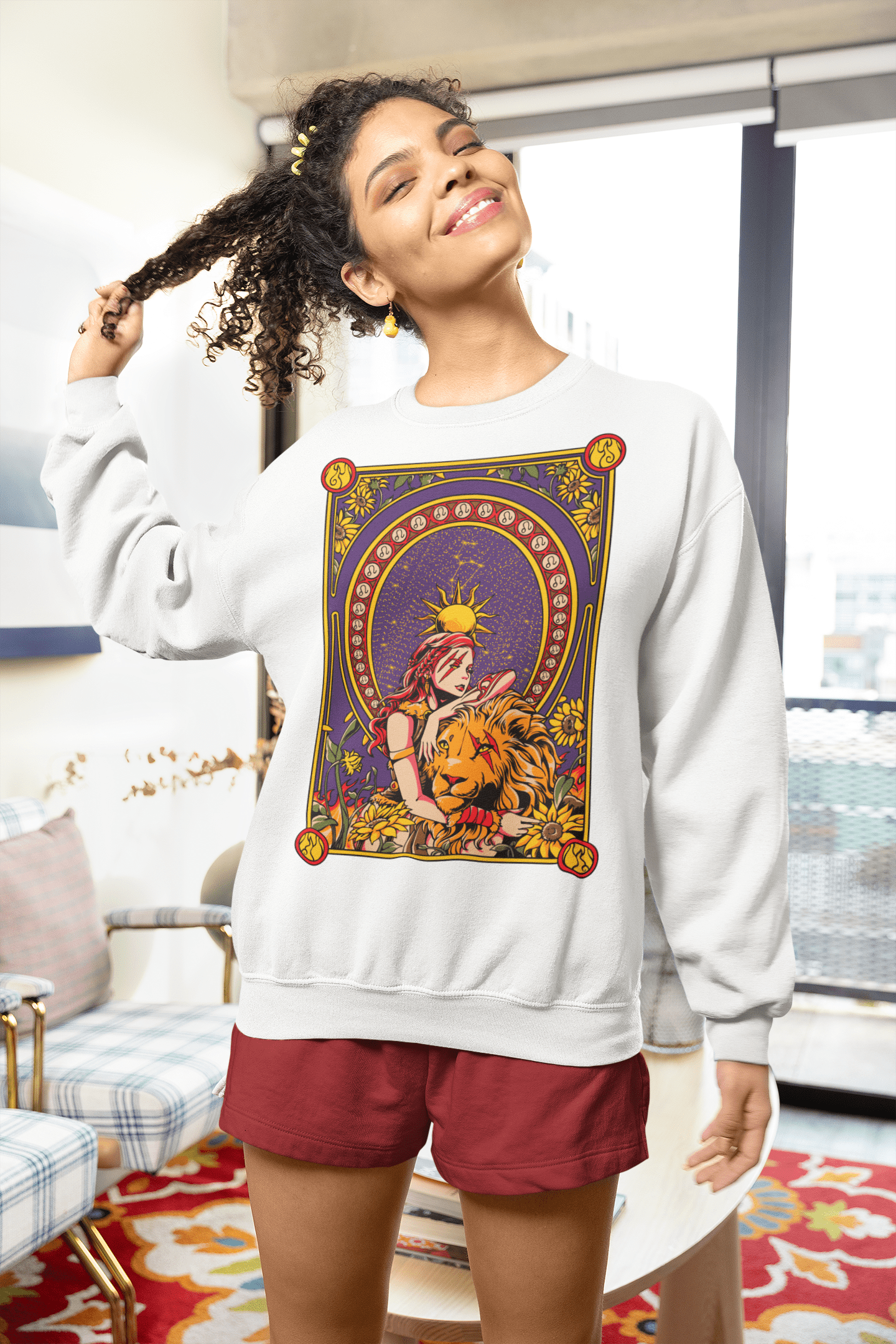 Leo - Unisex Sweatshirt || TeeStitch Apparel Sweatshirt image