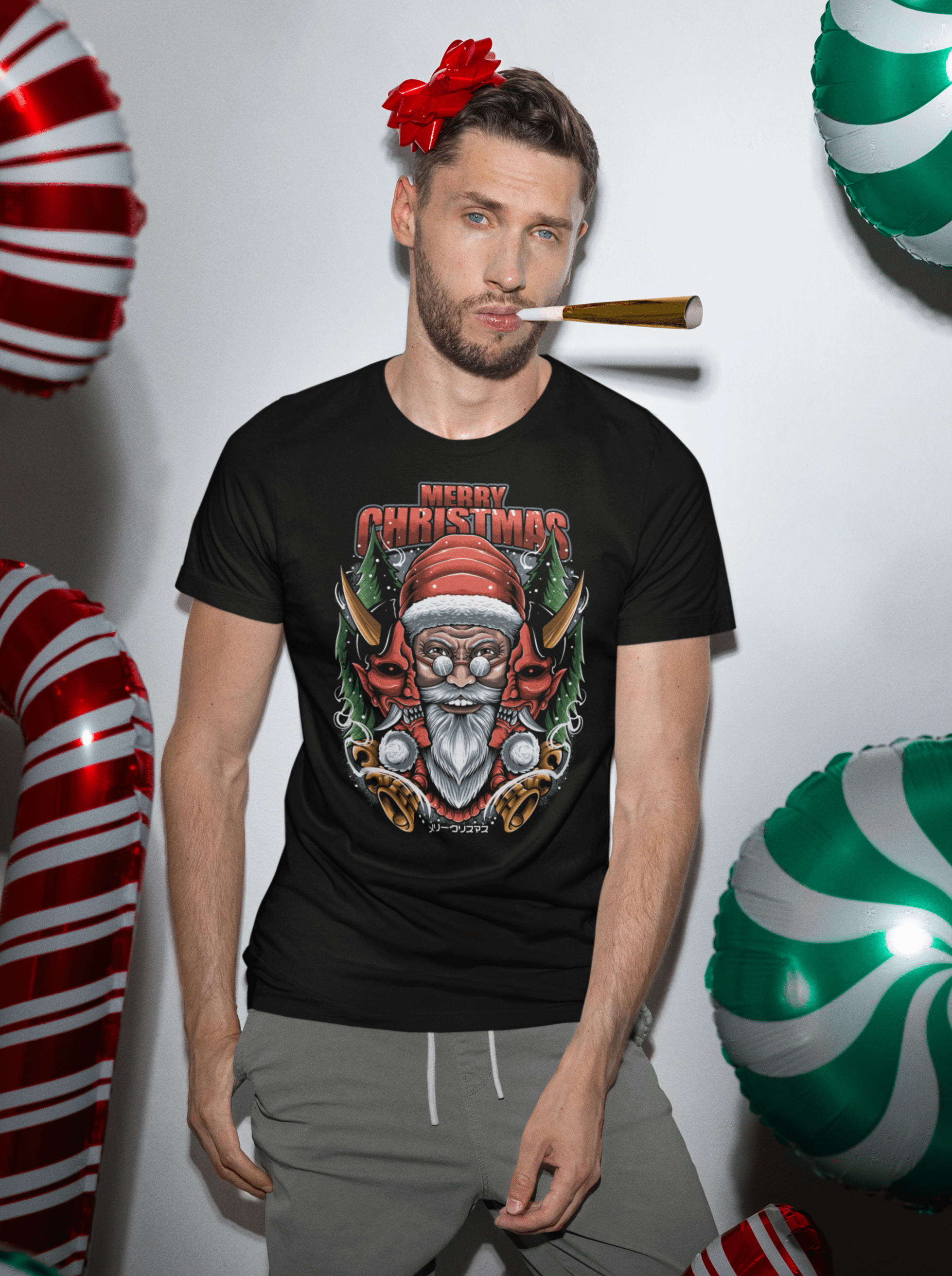 Merry Christmas - Unisex T-Shirt || TeeStitch Apparel T-Shirt image