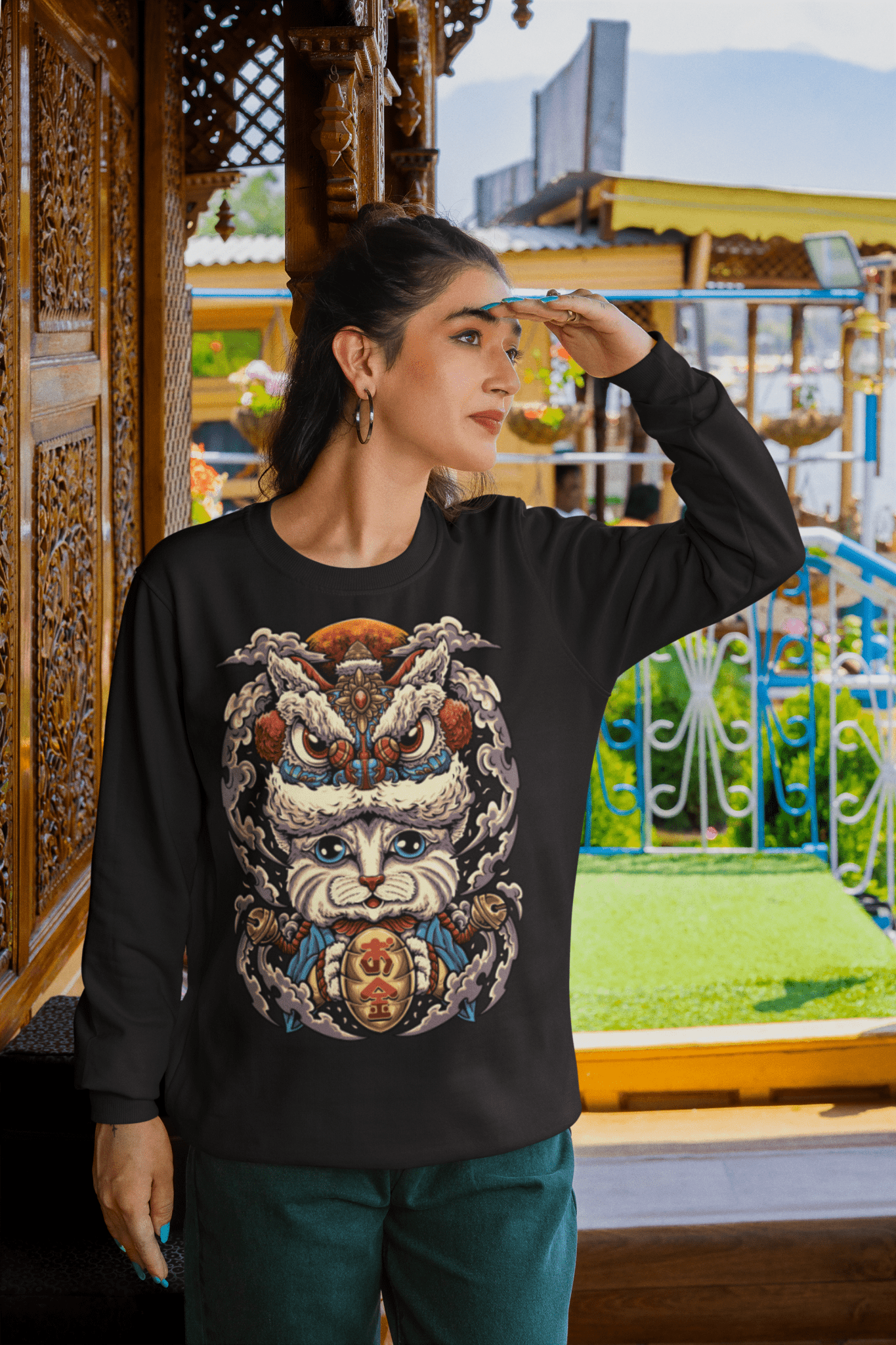 Neko Barong - Unisex Sweatshirt || TeeStitch Apparel - TeeStitch Apparel