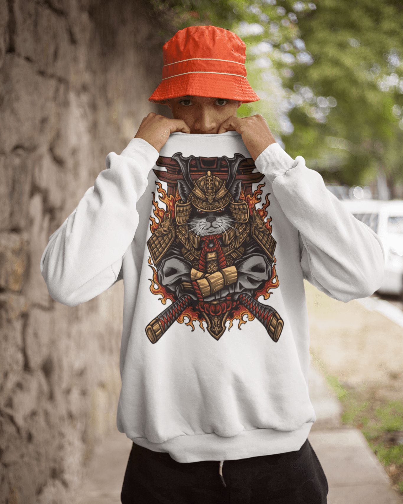 Neko Ronin - Unisex Sweatshirt || TeeStitch Apparel