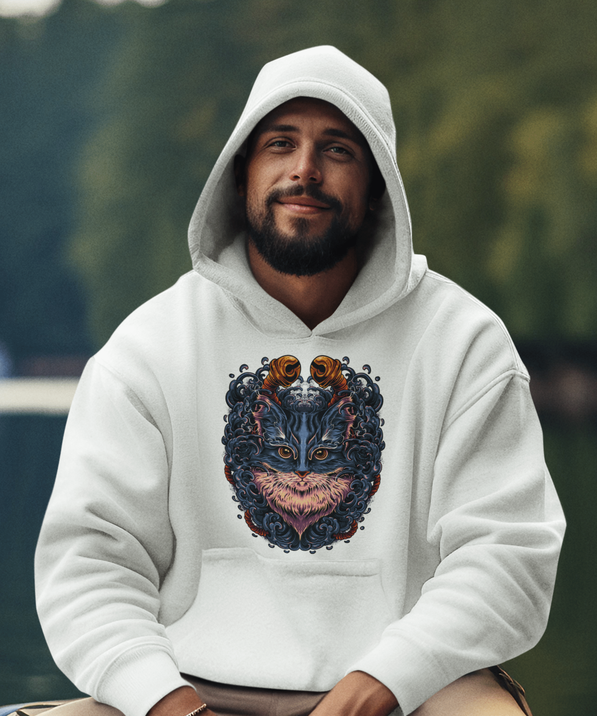 Neko Sea - Unisex Hoodie || TeeStitch Apparel Hoodie image