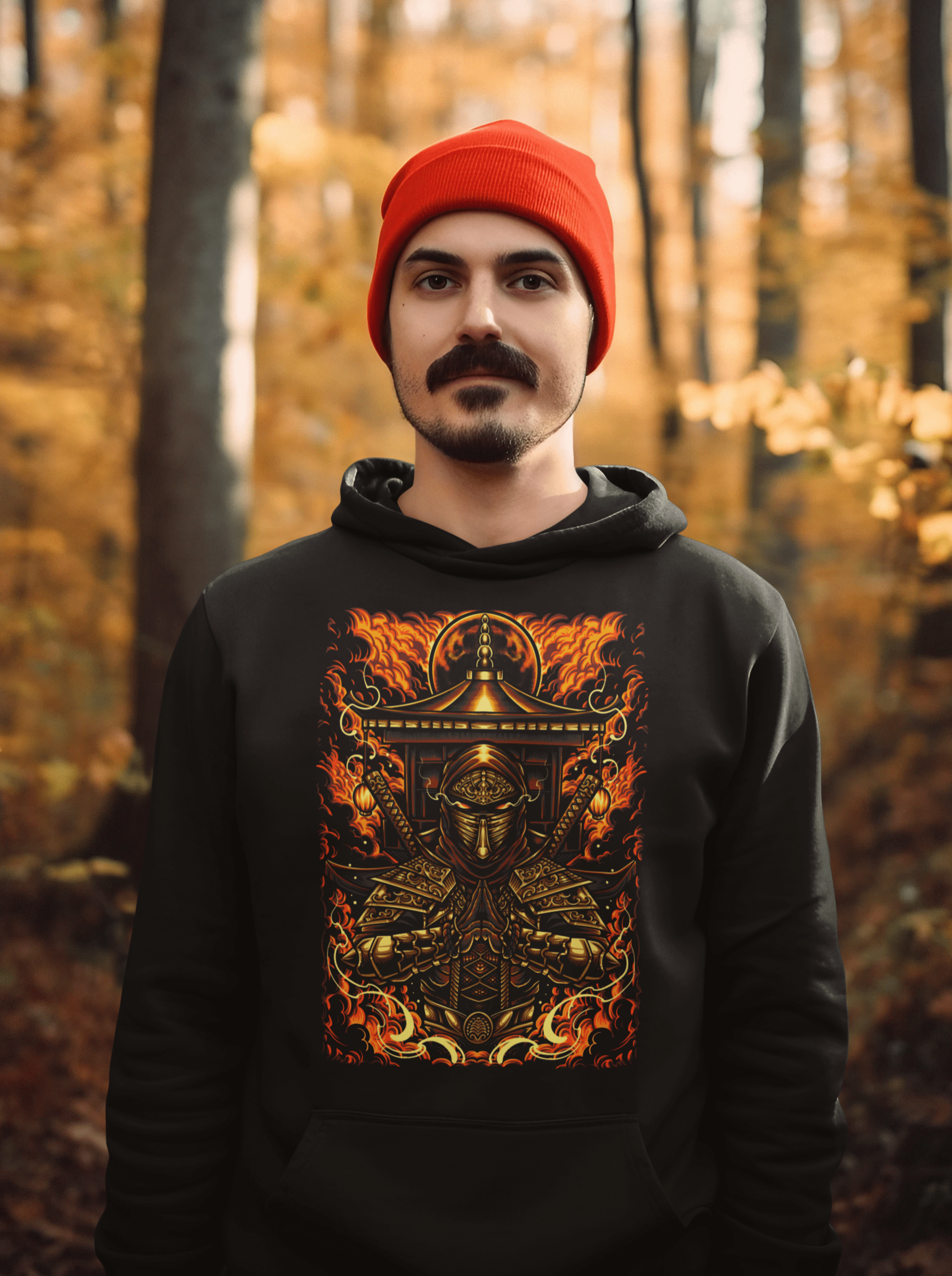 Ninja - Unisex Hoodie || TeeStitch Apparel Hoodie image