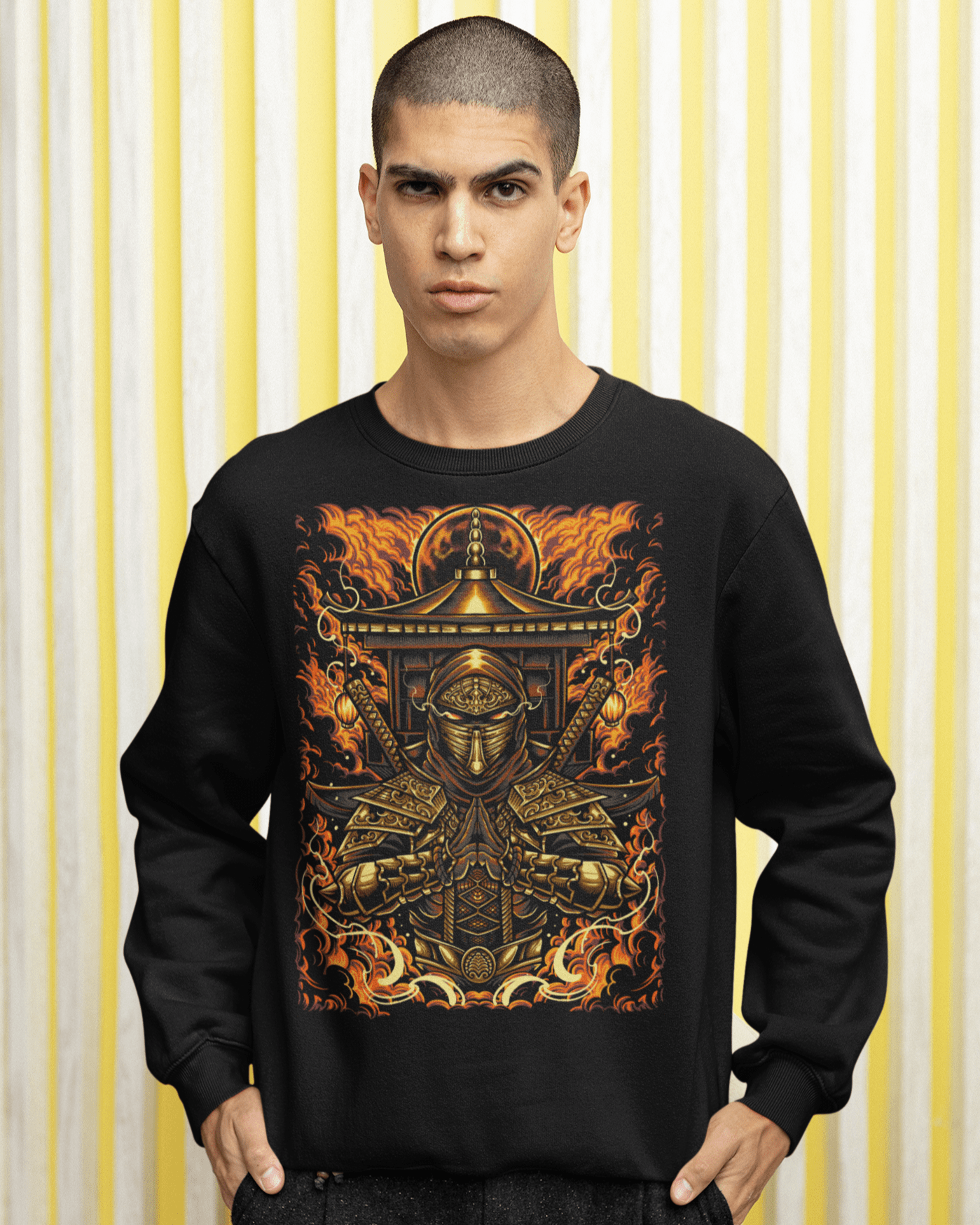 Ninja - Unisex Sweatshirt || TeeStitch Apparel Sweatshirt image