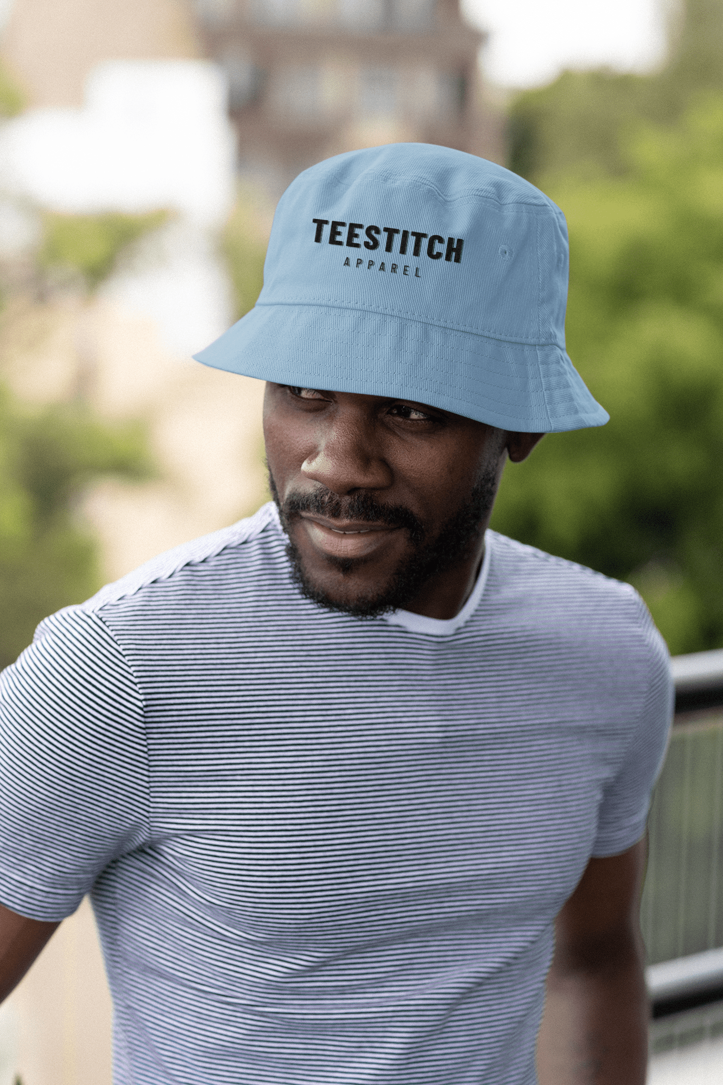 Organic Bucket Hat || TeeStitch Apparel Bucket Hat image