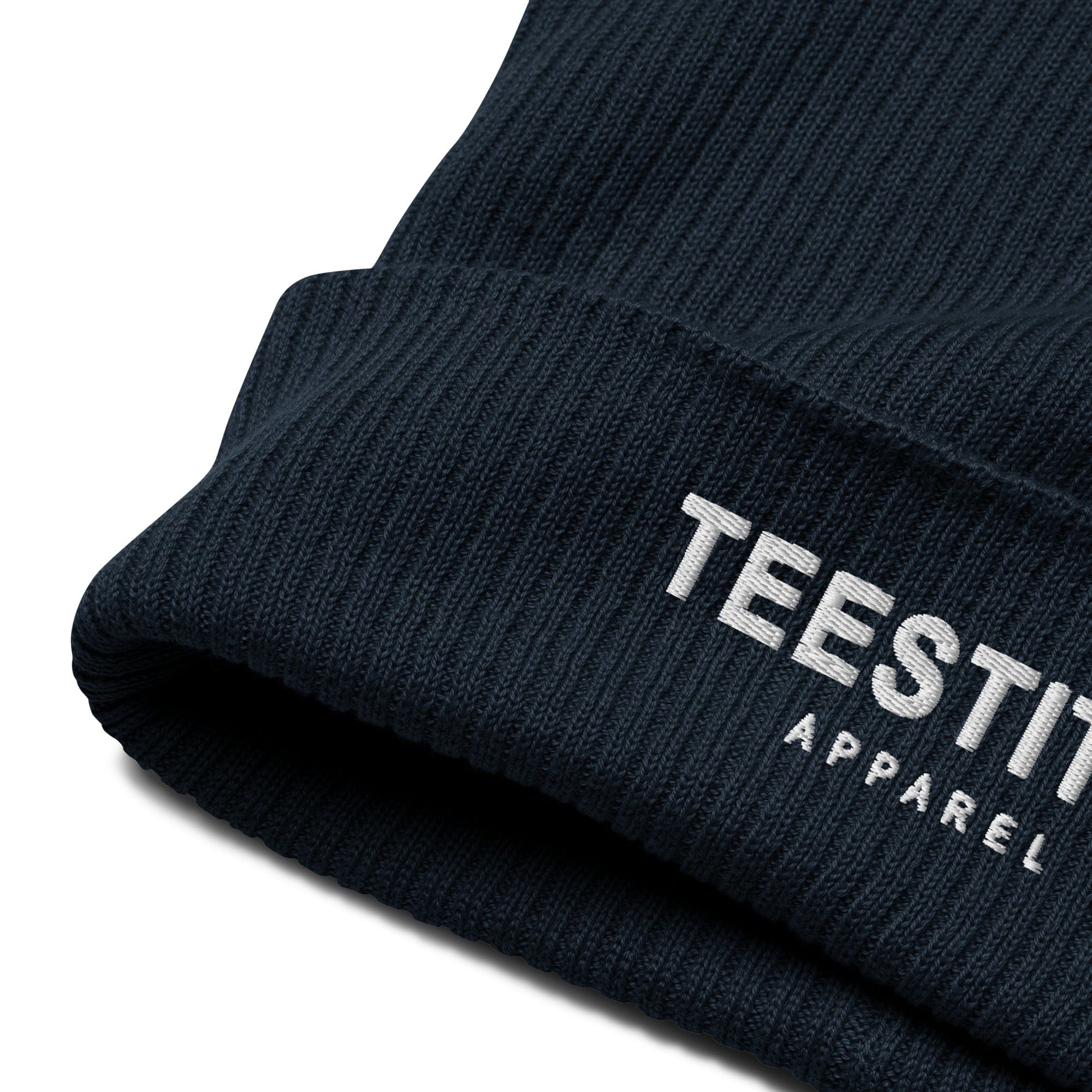 Organic Ribbed Beanie || TeeStitch Apparel - TeeStitch Apparel