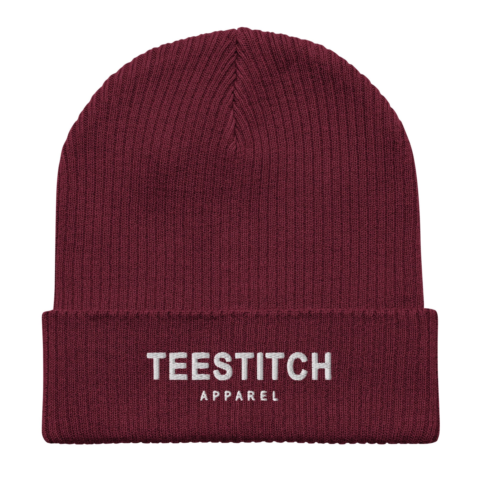 Organic Ribbed Beanie || TeeStitch Apparel - TeeStitch Apparel