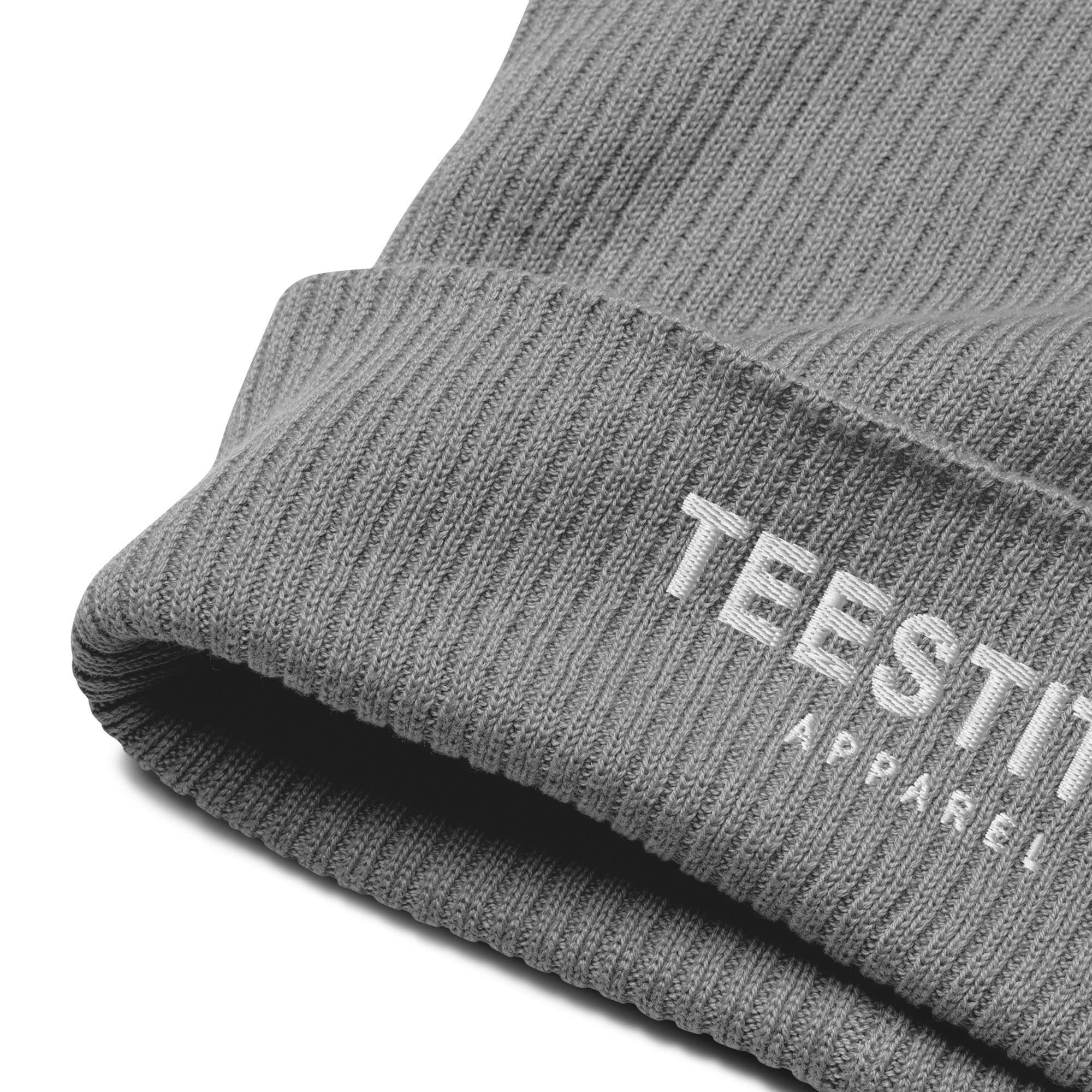 Organic Ribbed Beanie || TeeStitch Apparel - TeeStitch Apparel