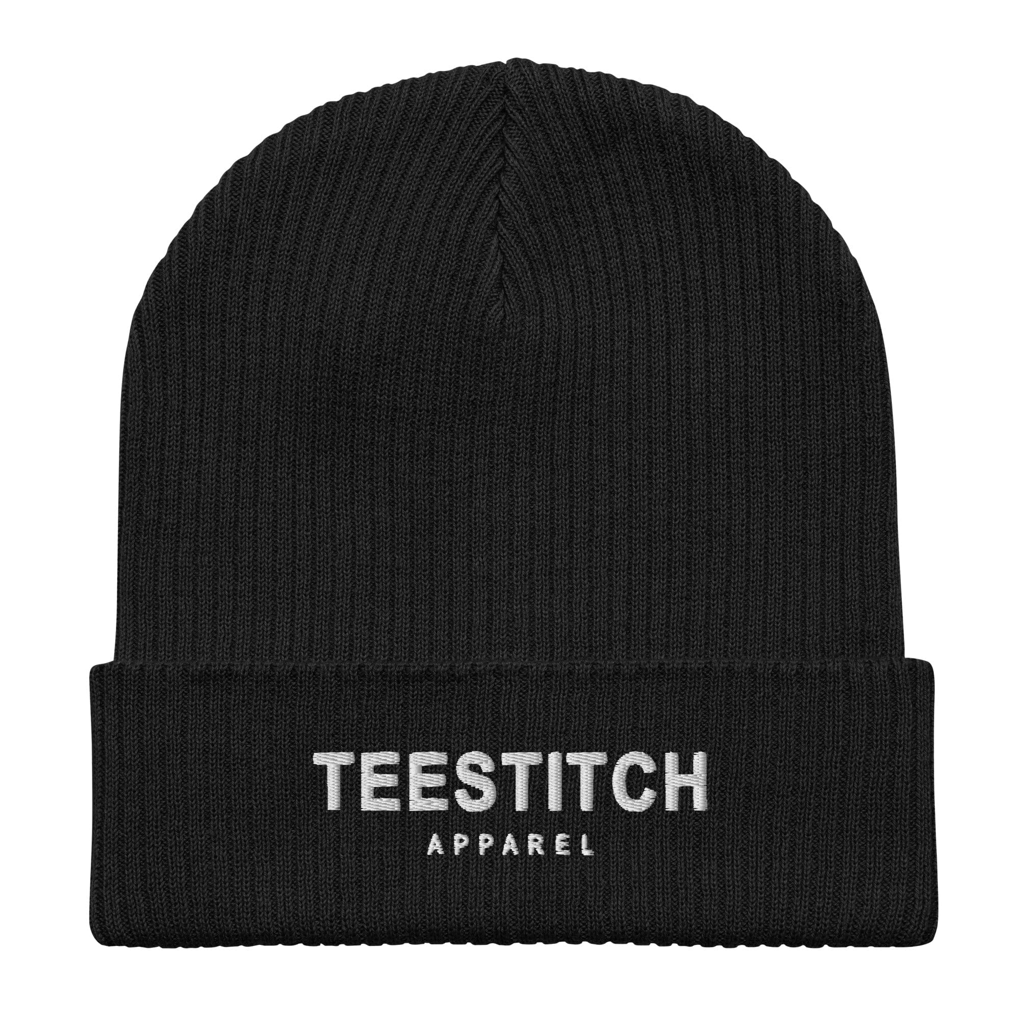 Organic Ribbed Beanie || TeeStitch Apparel Beanie image