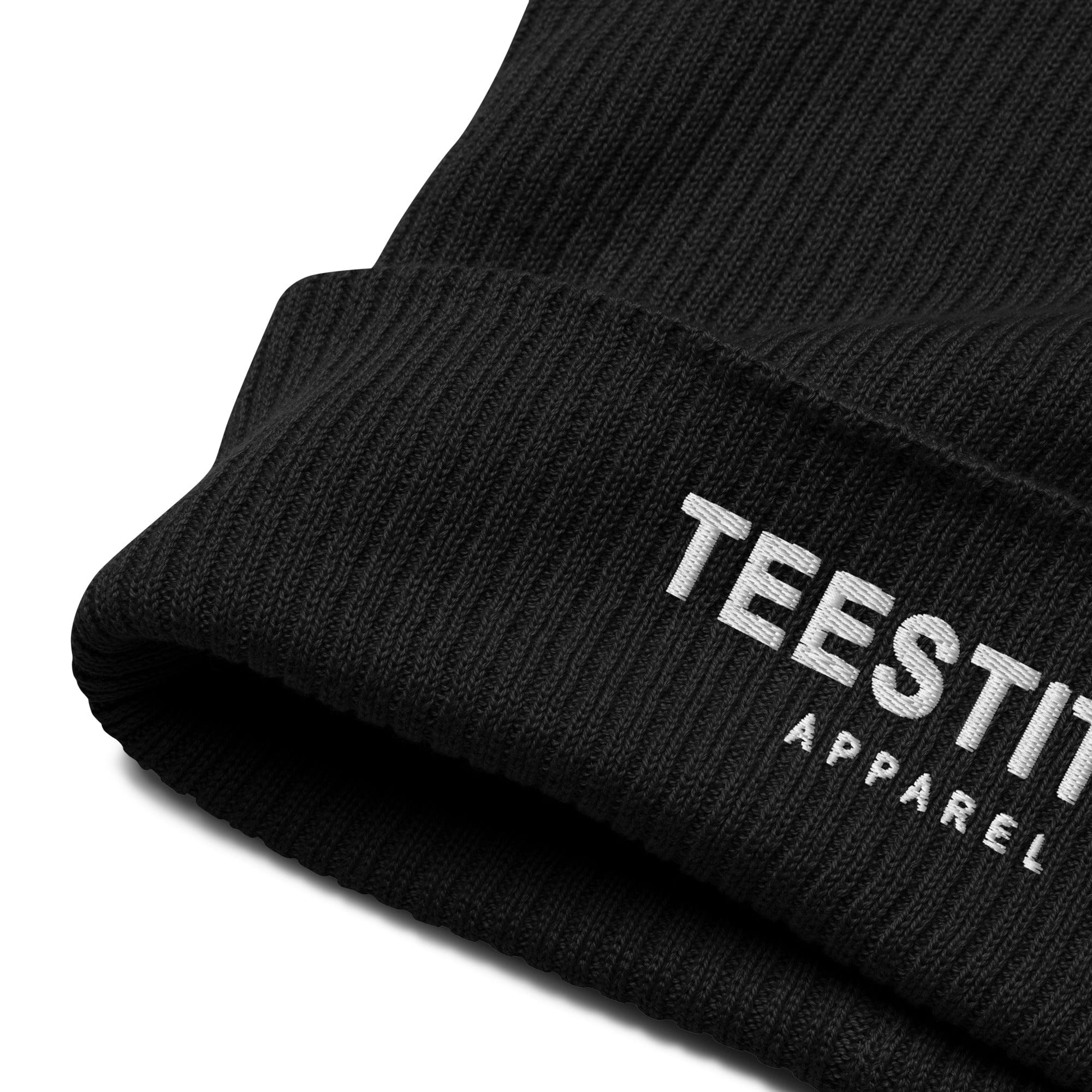 Organic Ribbed Beanie || TeeStitch Apparel Beanie image