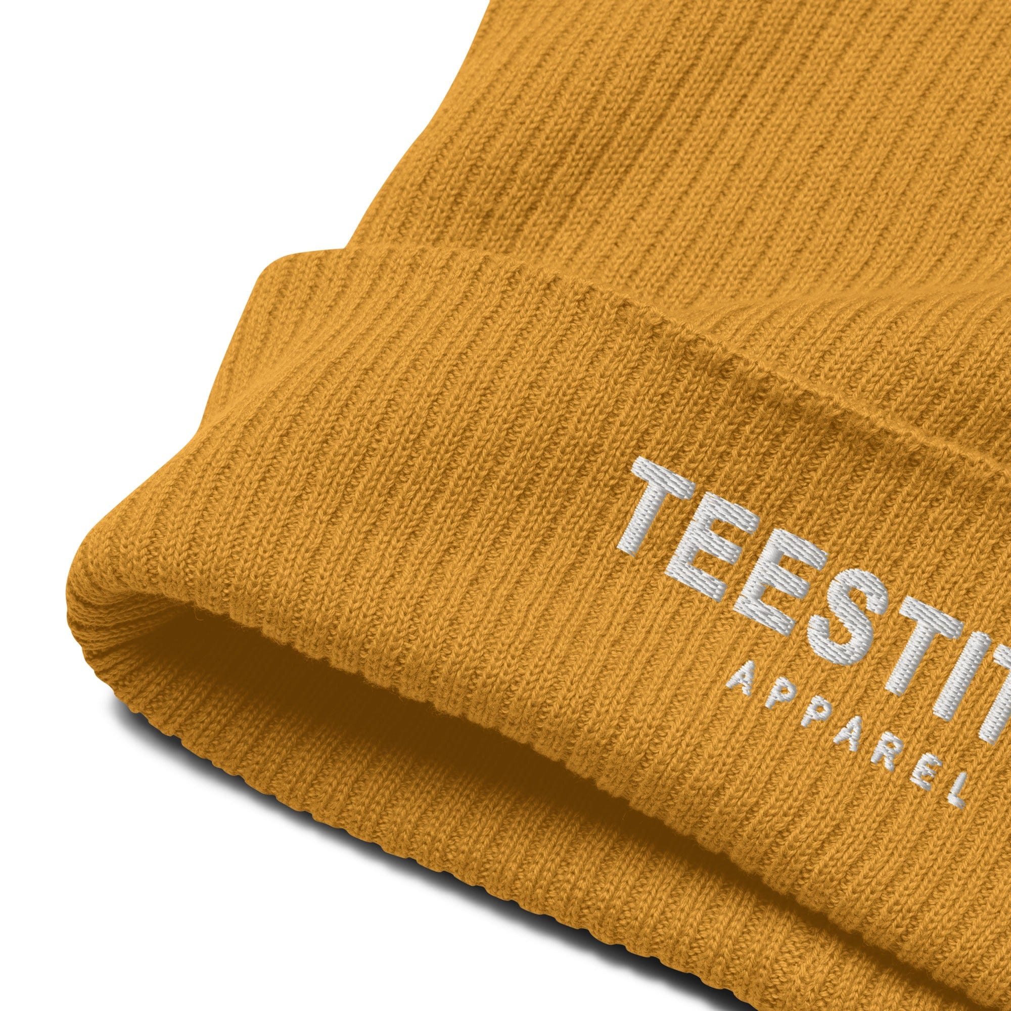 Organic Ribbed Beanie || TeeStitch Apparel - TeeStitch Apparel