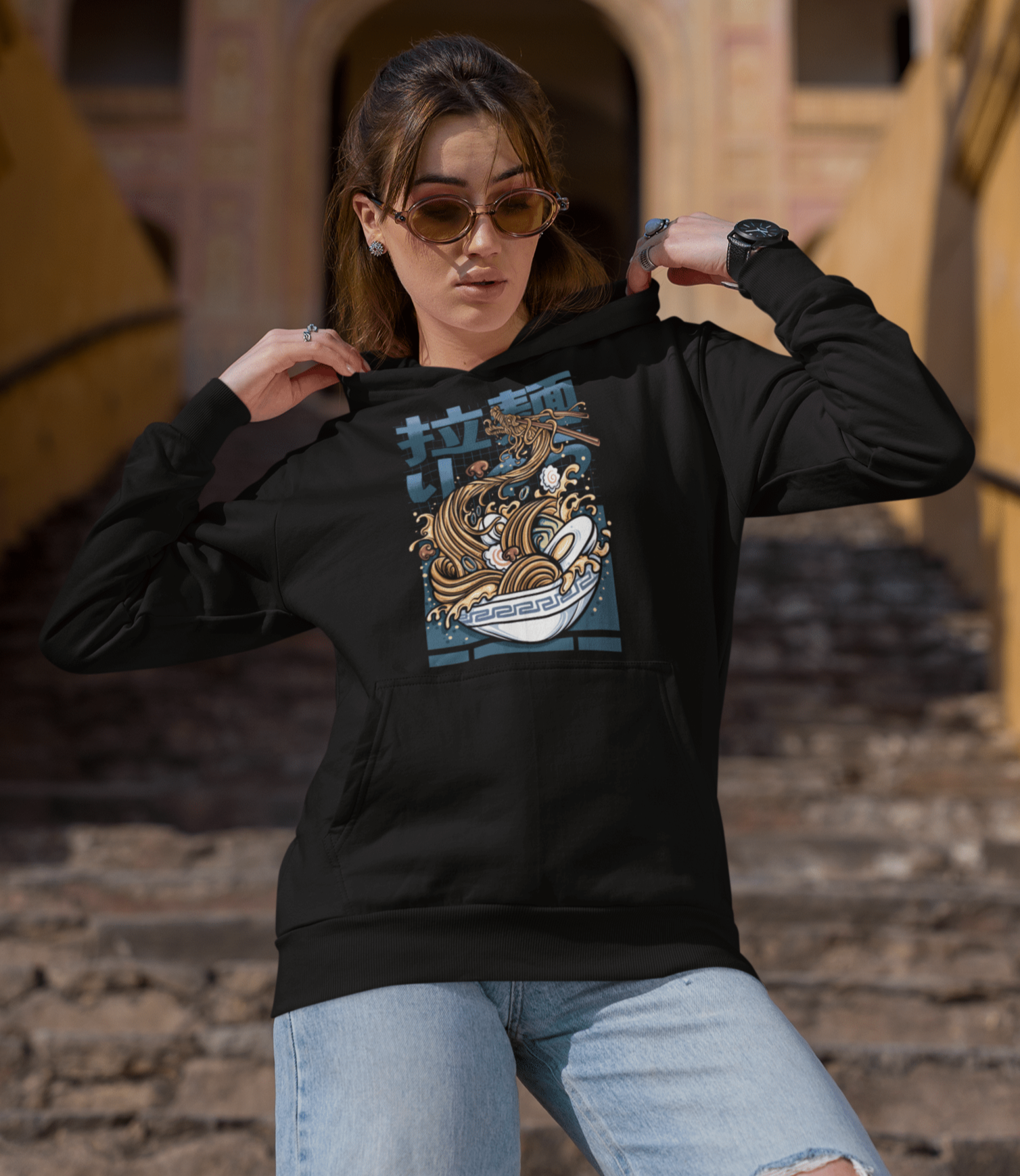 Ramen Dragon - Unisex Hoodie || TeeStitch Apparel Hoodie image