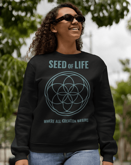 seed-of-life-crewneck-sweatshirt-mockup-of-a-smiling-woman-with-sunglasses